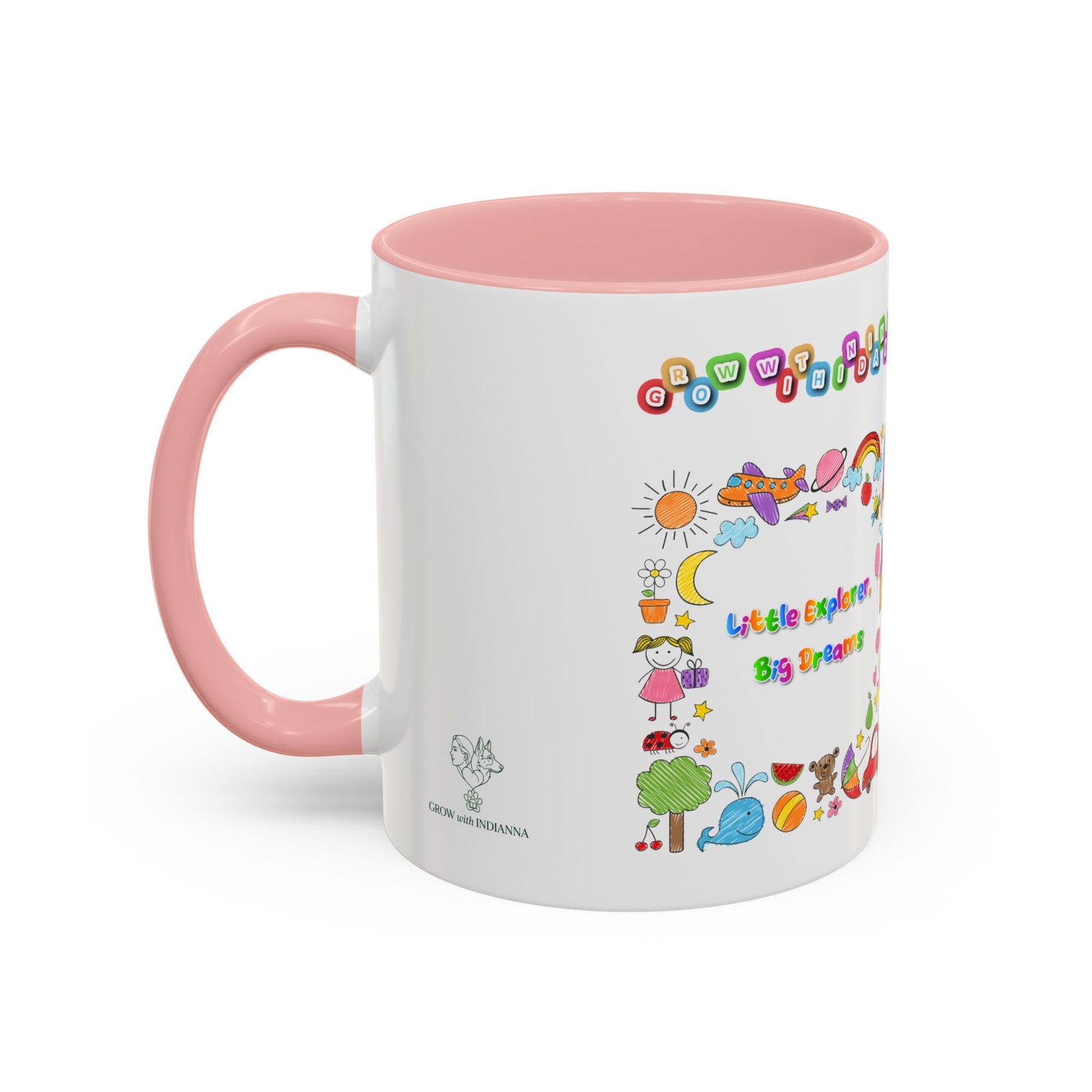 Mug Bicolore « Little Explorer, Big Dreams » - Collection Grow with Indianna – Image 11