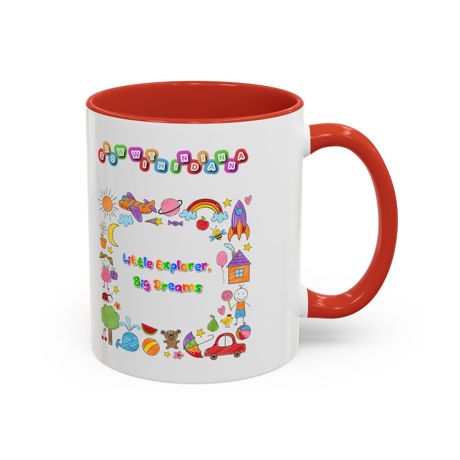 Mug Bicolore « Little Explorer, Big Dreams » - Collection Grow with Indianna – Image 14