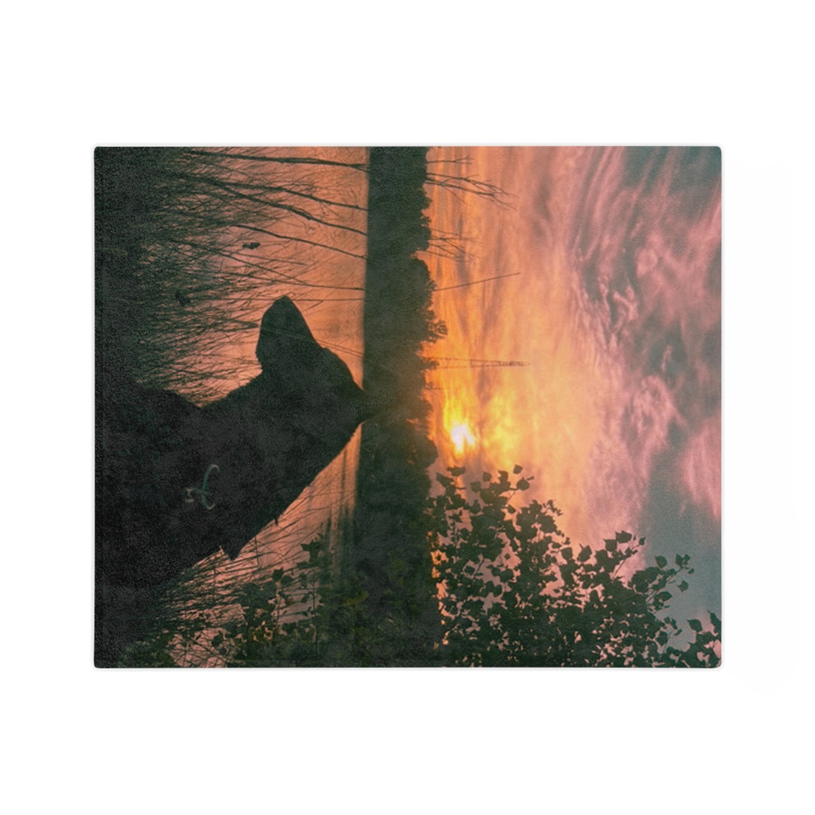 Couverture Plaid "Indianna au Coucher du Soleil" – Velours Microfibre Ultra Doux – Image 6