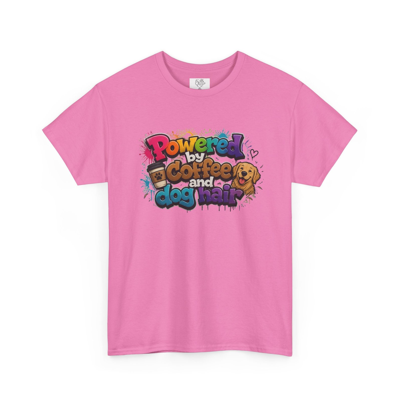 T-shirt « Powered by Coffee and Dogs » —Collection Grow with Indianna – Image 247