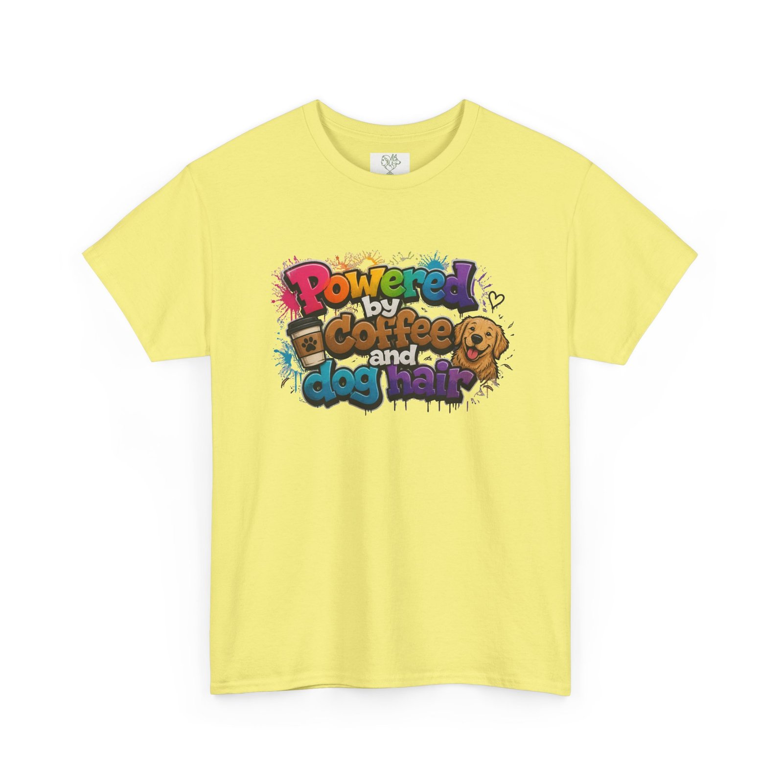 T-shirt « Powered by Coffee and Dogs » —Collection Grow with Indianna – Image 91