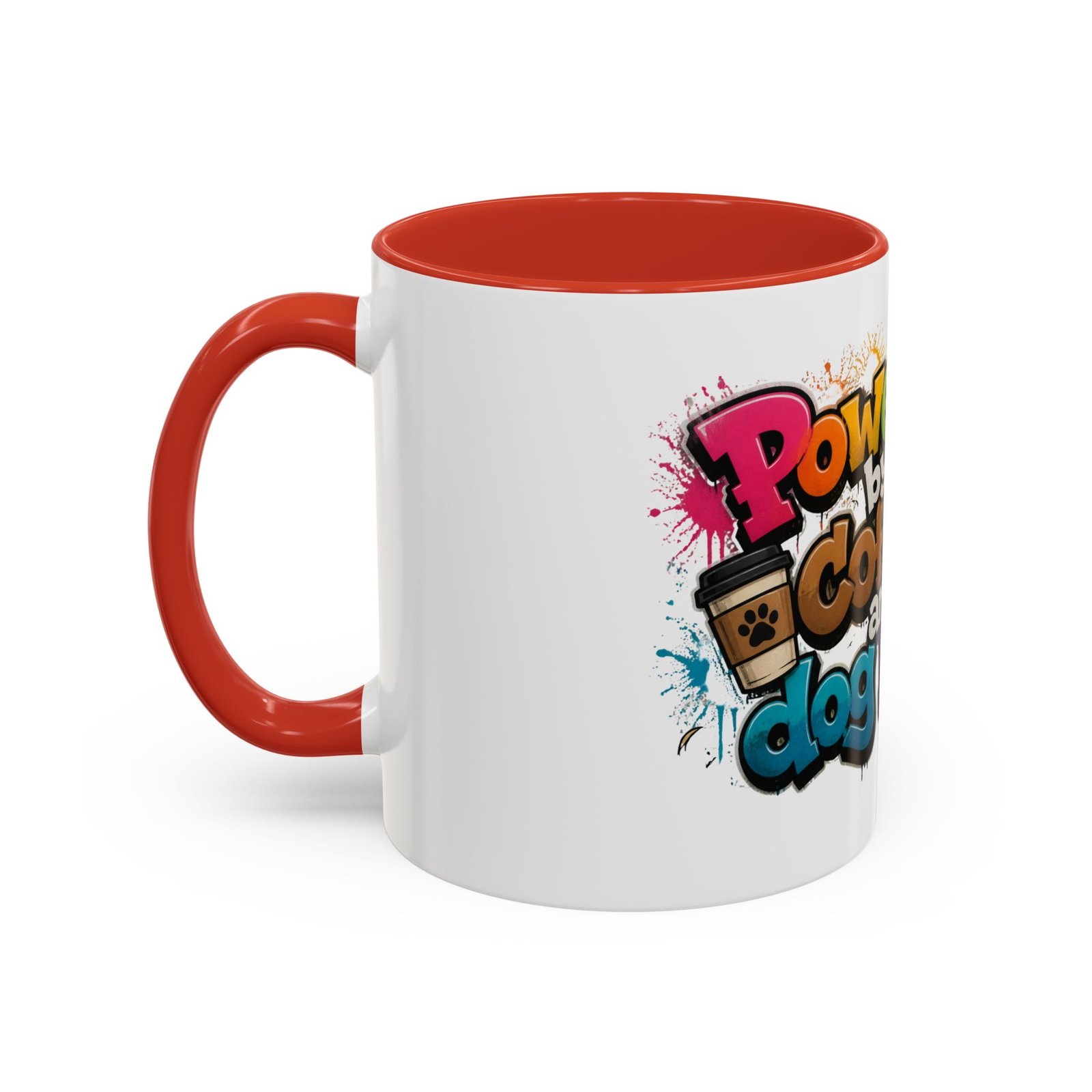 Mug Bicolore « Powered by Coffee and Dog Hair » – Collection Grow with Indianna – Image 15