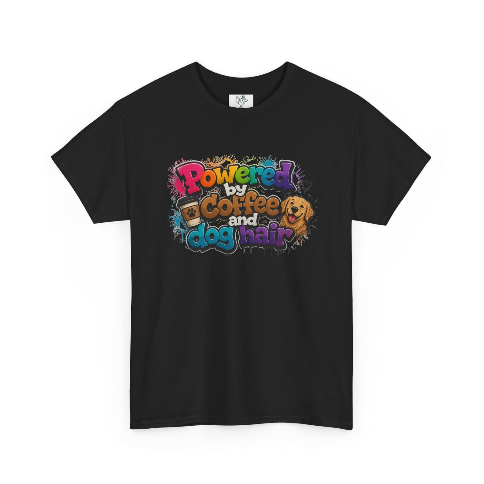 T-shirt « Powered by Coffee and Dogs » —Collection Grow with Indianna – Image 27