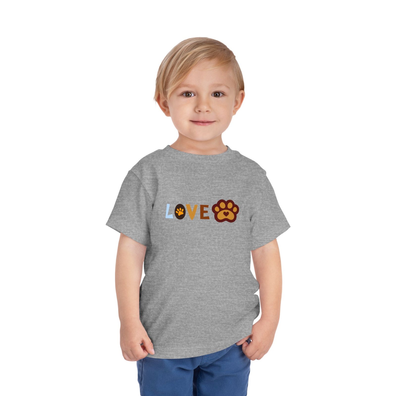 T-shirt Enfant « Love Paws » — Collection Grow with Indianna – Image 31