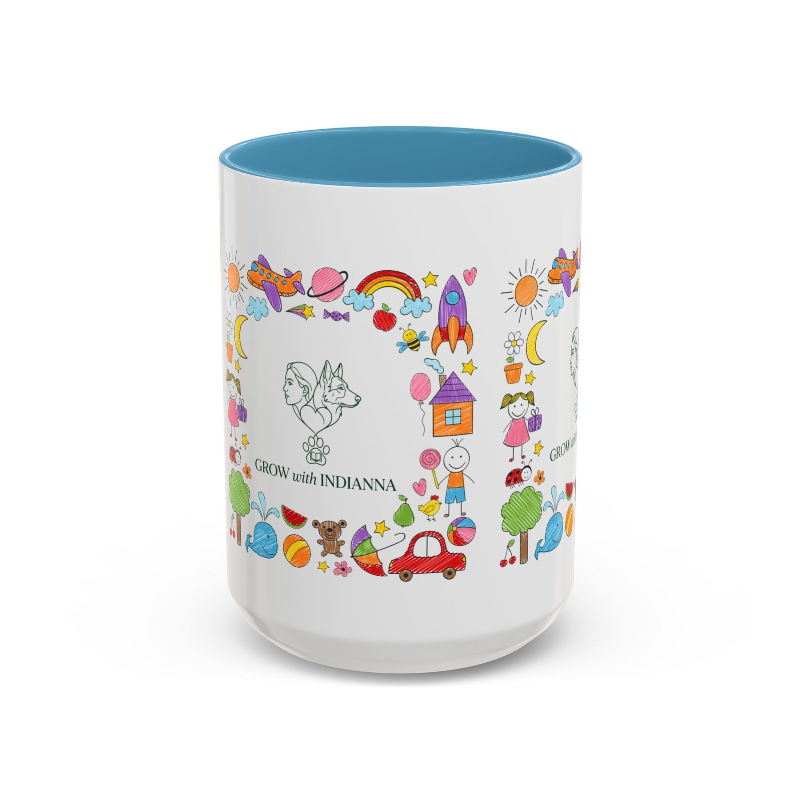 Mug Bicolore "Grow with Indianna"—Collection Grow with Indianna – Image 37