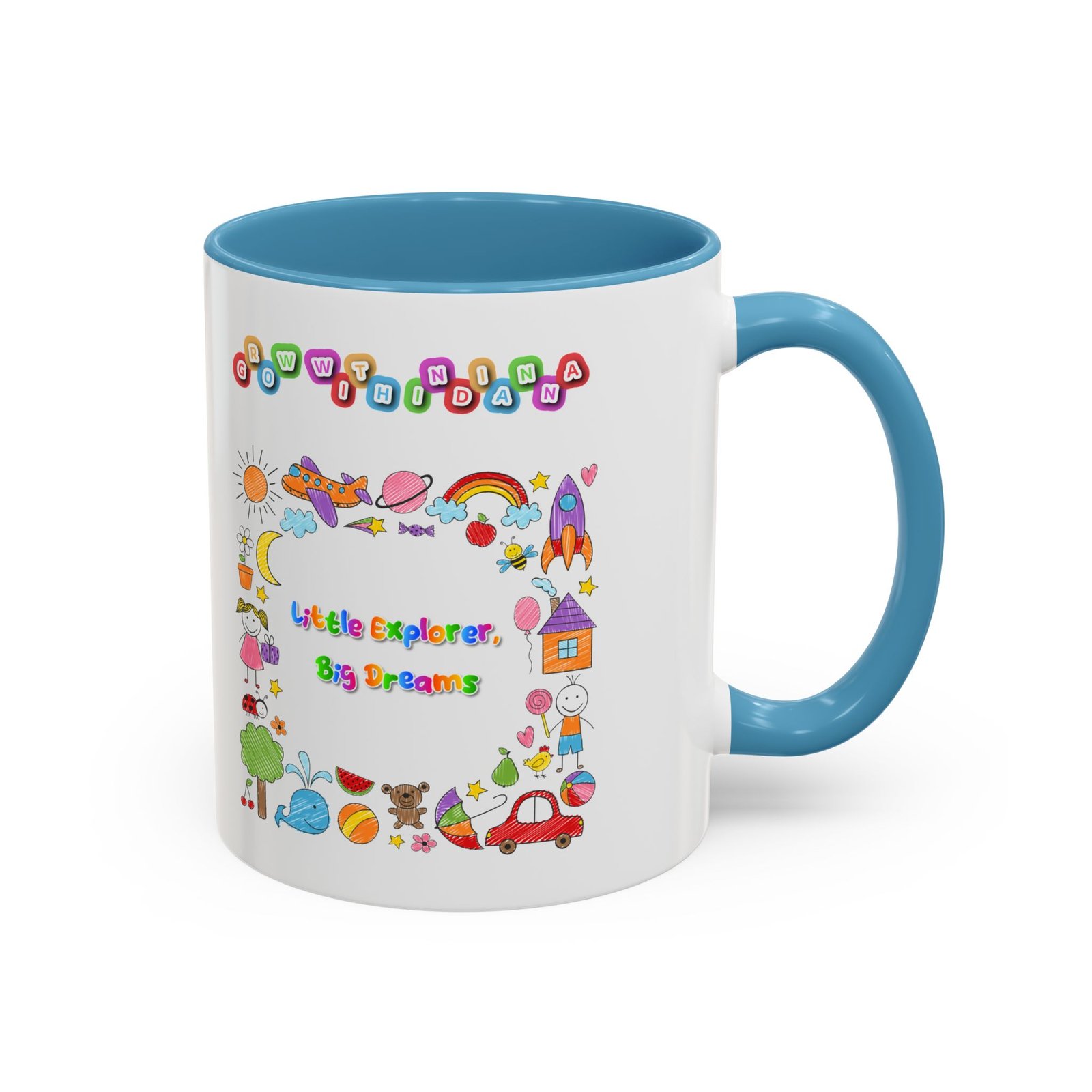 Mug Bicolore « Little Explorer, Big Dreams » - Collection Grow with Indianna – Image 18