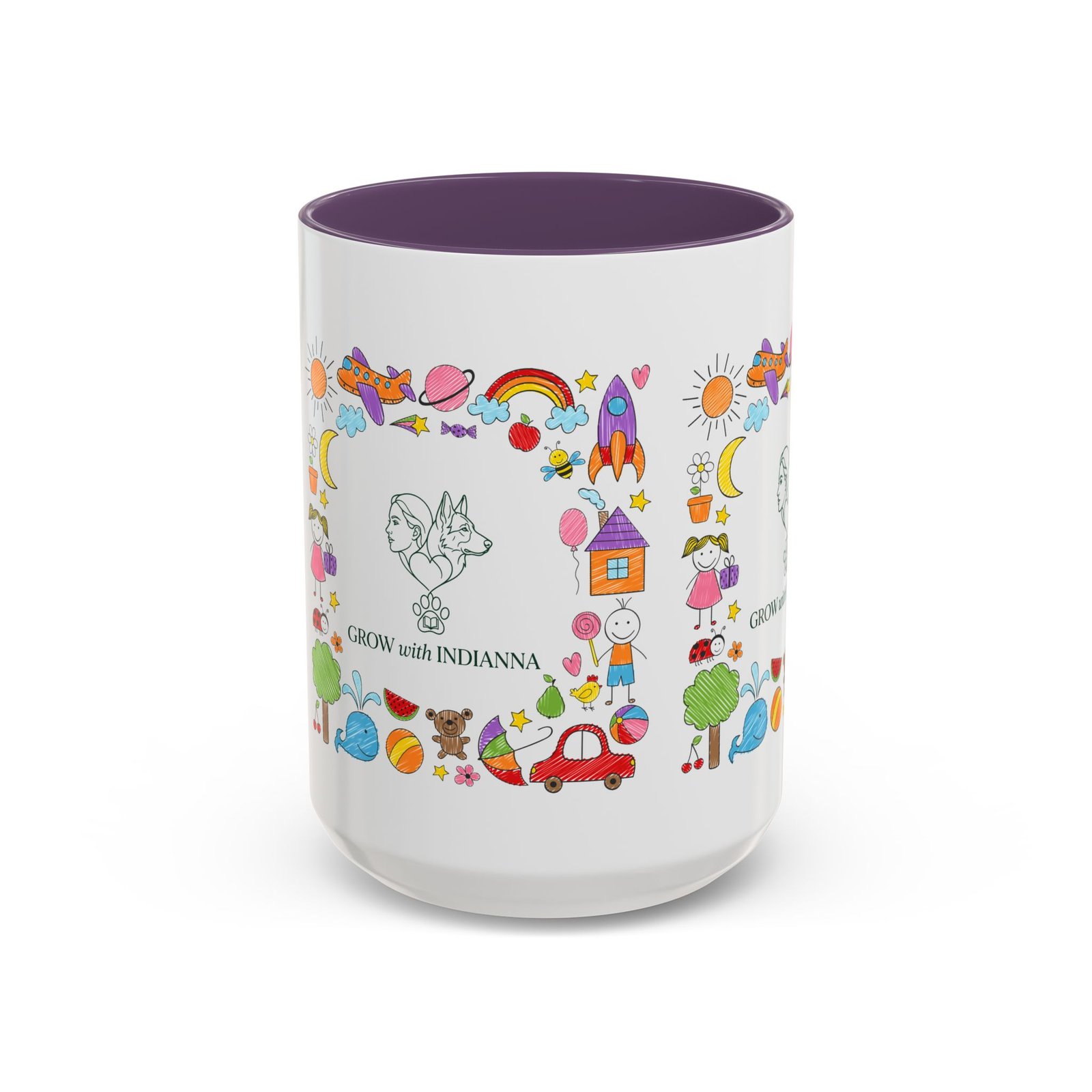 Mug Bicolore "Grow with Indianna"—Collection Grow with Indianna – Image 65