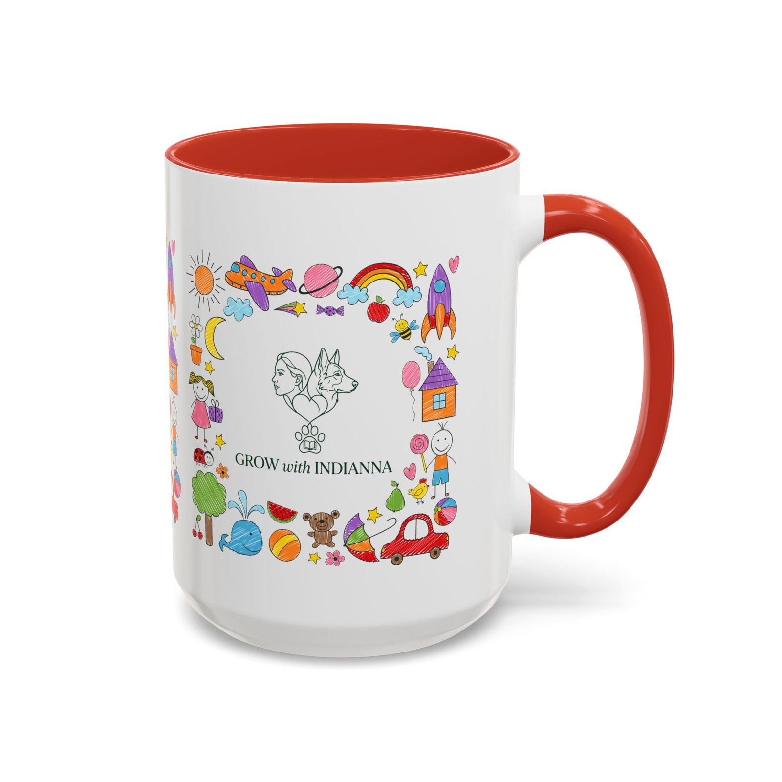 Mug Bicolore "Grow with Indianna"—Collection Grow with Indianna – Image 30