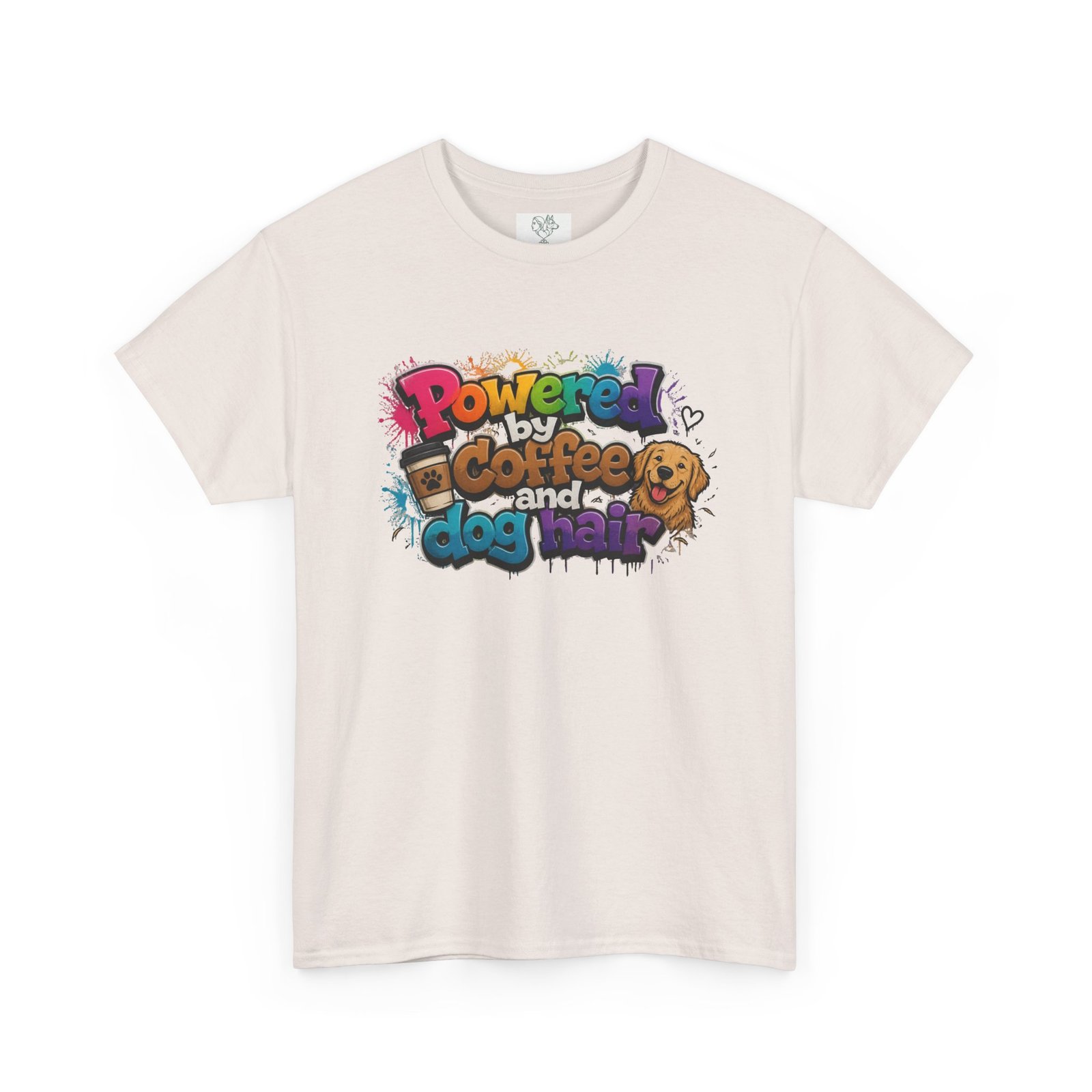 T-shirt « Powered by Coffee and Dogs » —Collection Grow with Indianna – Image 35