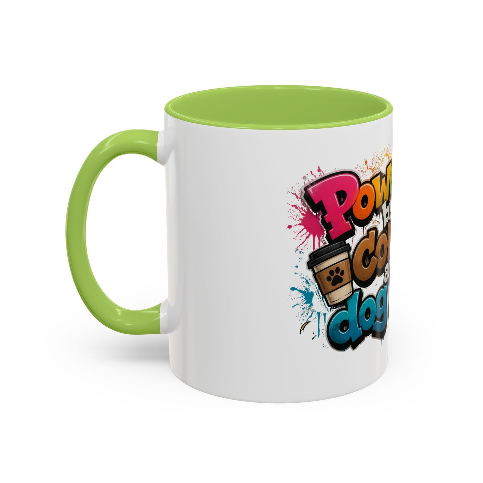 Mug Bicolore « Powered by Coffee and Dog Hair » – Collection Grow with Indianna – Image 59