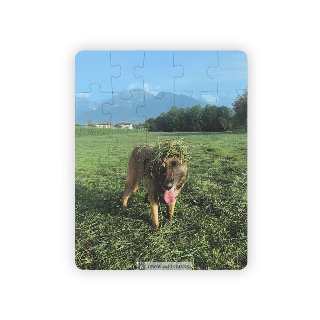🧩 Mon Premier Puzzle "Coiffure Rigolote" – Collection Grow with Indianna