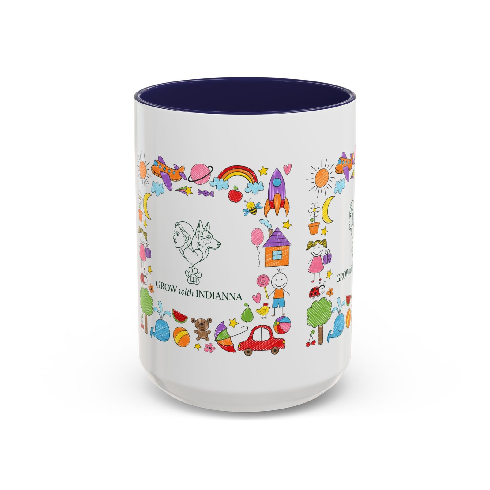 Mug Bicolore "Grow with Indianna"—Collection Grow with Indianna – Image 21