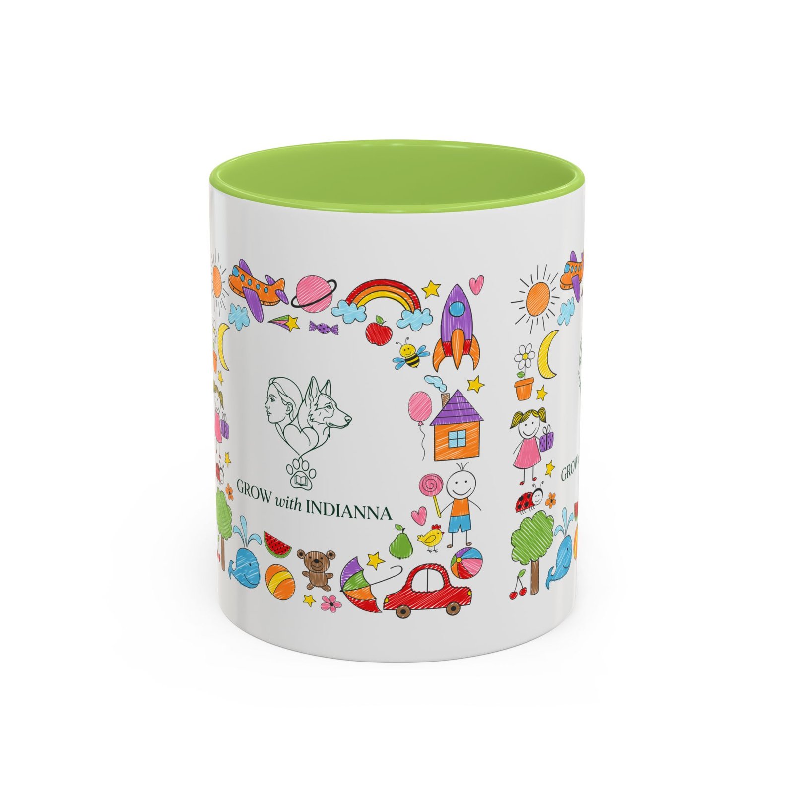 Mug Bicolore "Grow with Indianna"—Collection Grow with Indianna – Image 57
