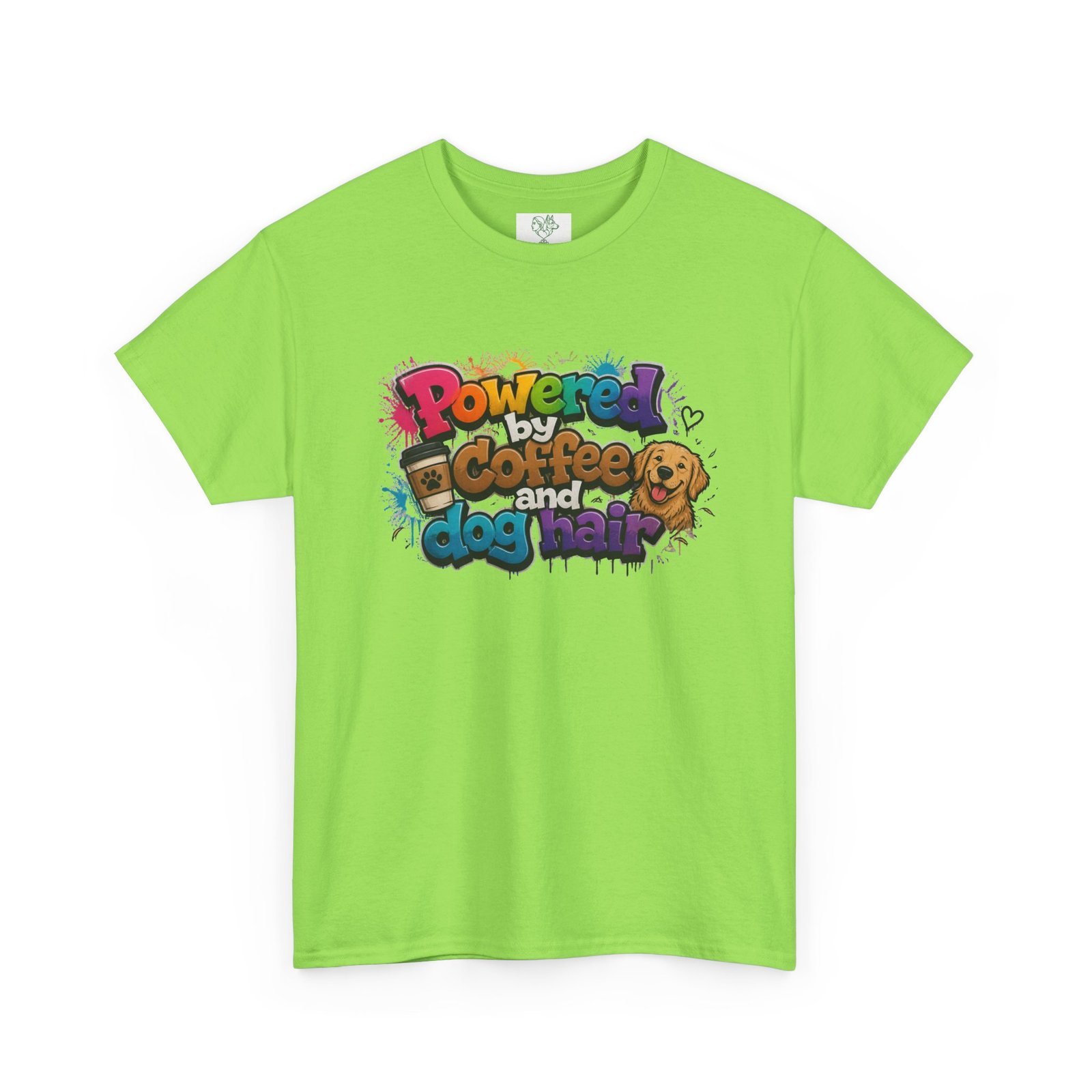T-shirt « Powered by Coffee and Dogs » —Collection Grow with Indianna – Image 111