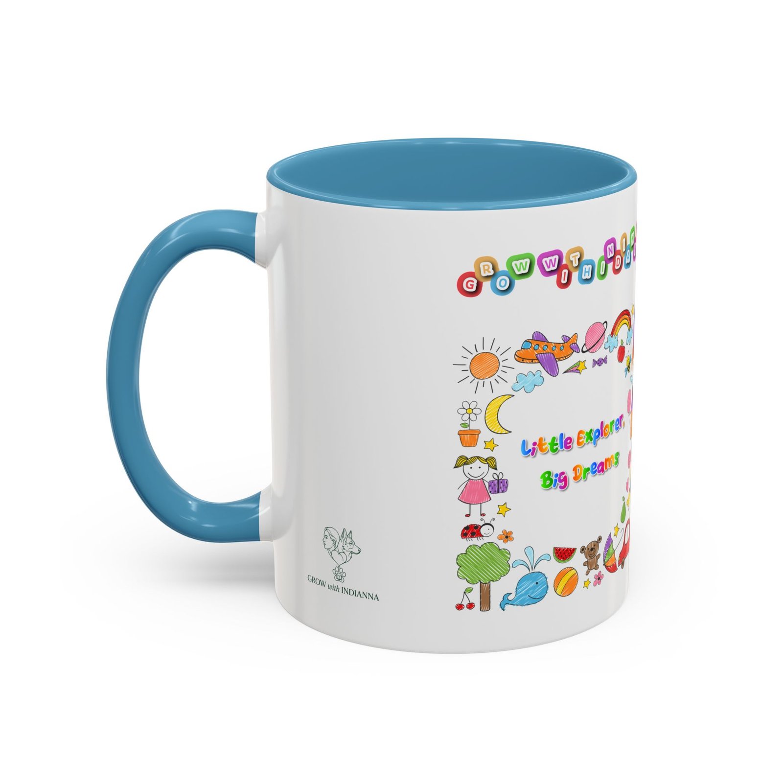 Mug Bicolore « Little Explorer, Big Dreams » - Collection Grow with Indianna – Image 19