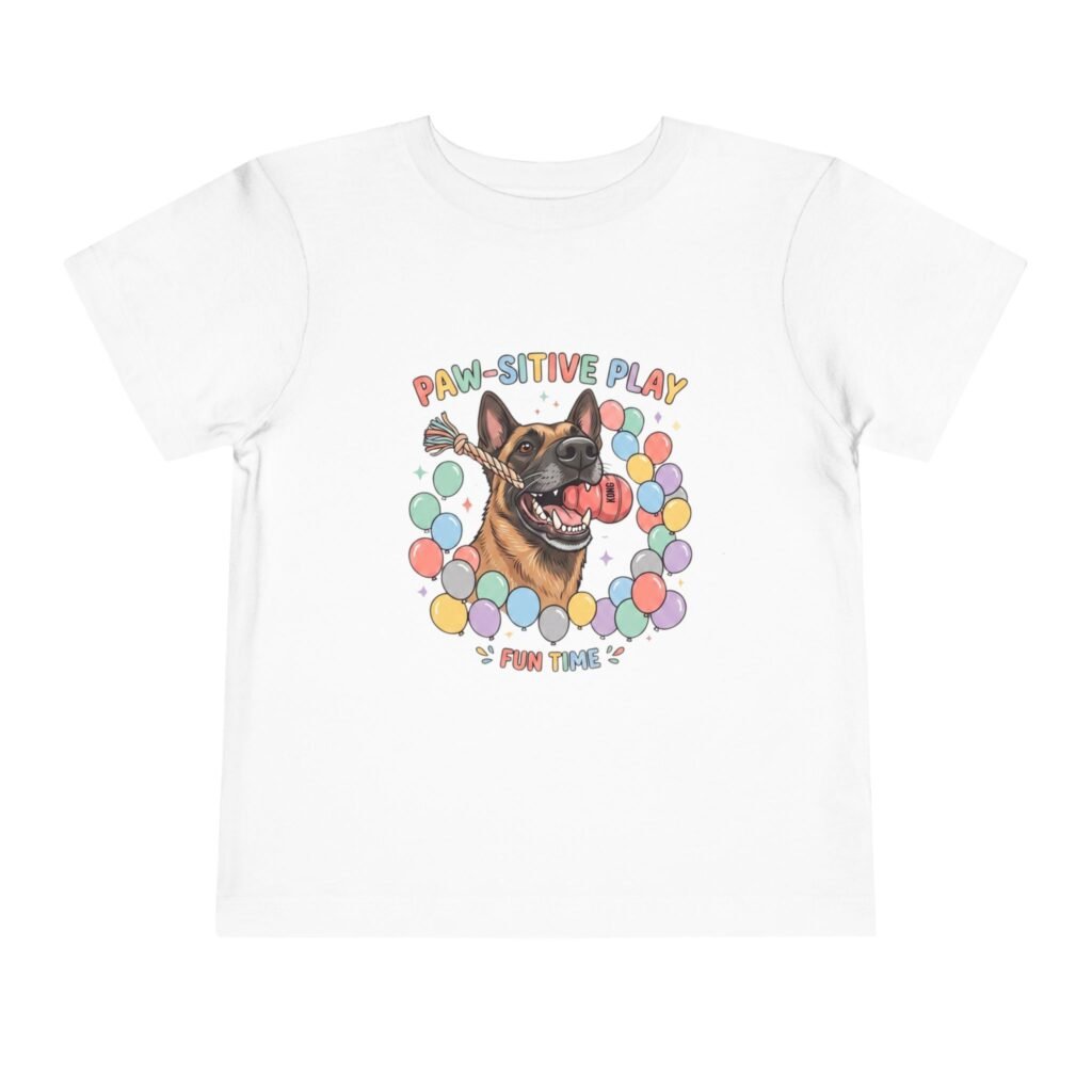 T-shirt Enfant « Paw-sitive Play » —Collection Grow with Indianna