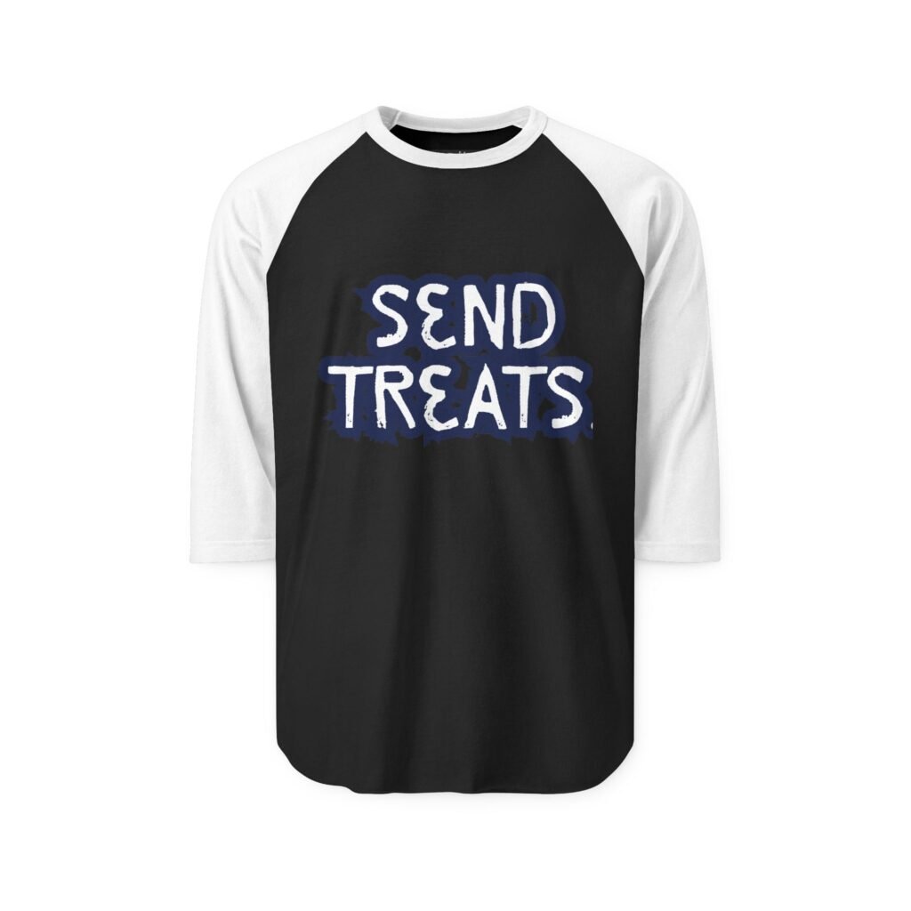 T-shirt Raglan « Send Treats » —Collection Grow with Indianna