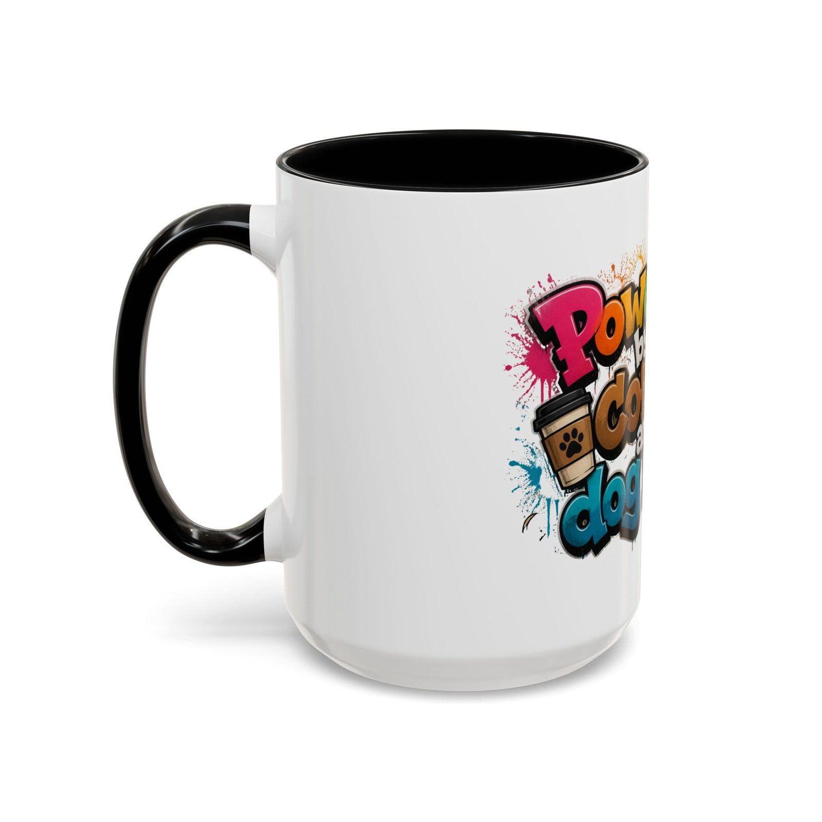 Mug Bicolore « Powered by Coffee and Dog Hair » – Collection Grow with Indianna – Image 19