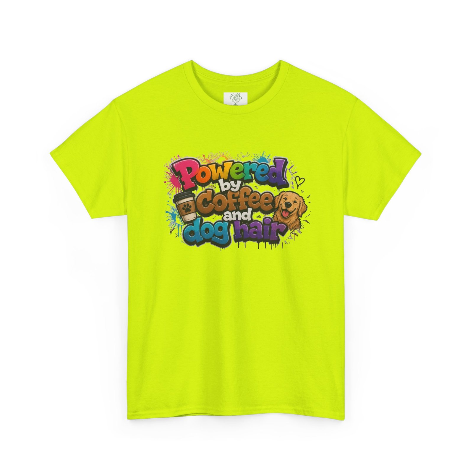 T-shirt « Powered by Coffee and Dogs » —Collection Grow with Indianna – Image 103