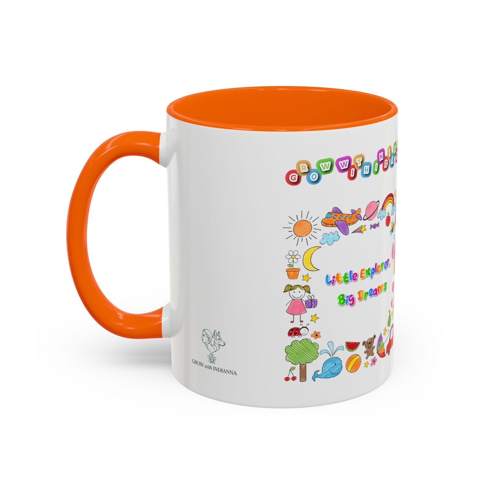 Mug Bicolore « Little Explorer, Big Dreams » - Collection Grow with Indianna – Image 23