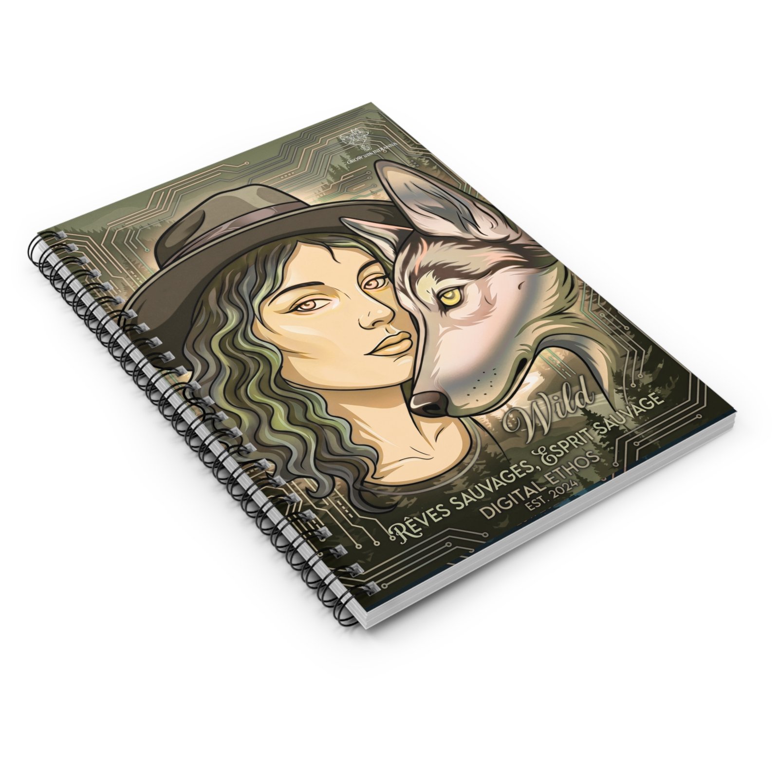 Carnet à Spirales « Mystic Indianna and her Human » — Collection Grow with Indianna – Image 3