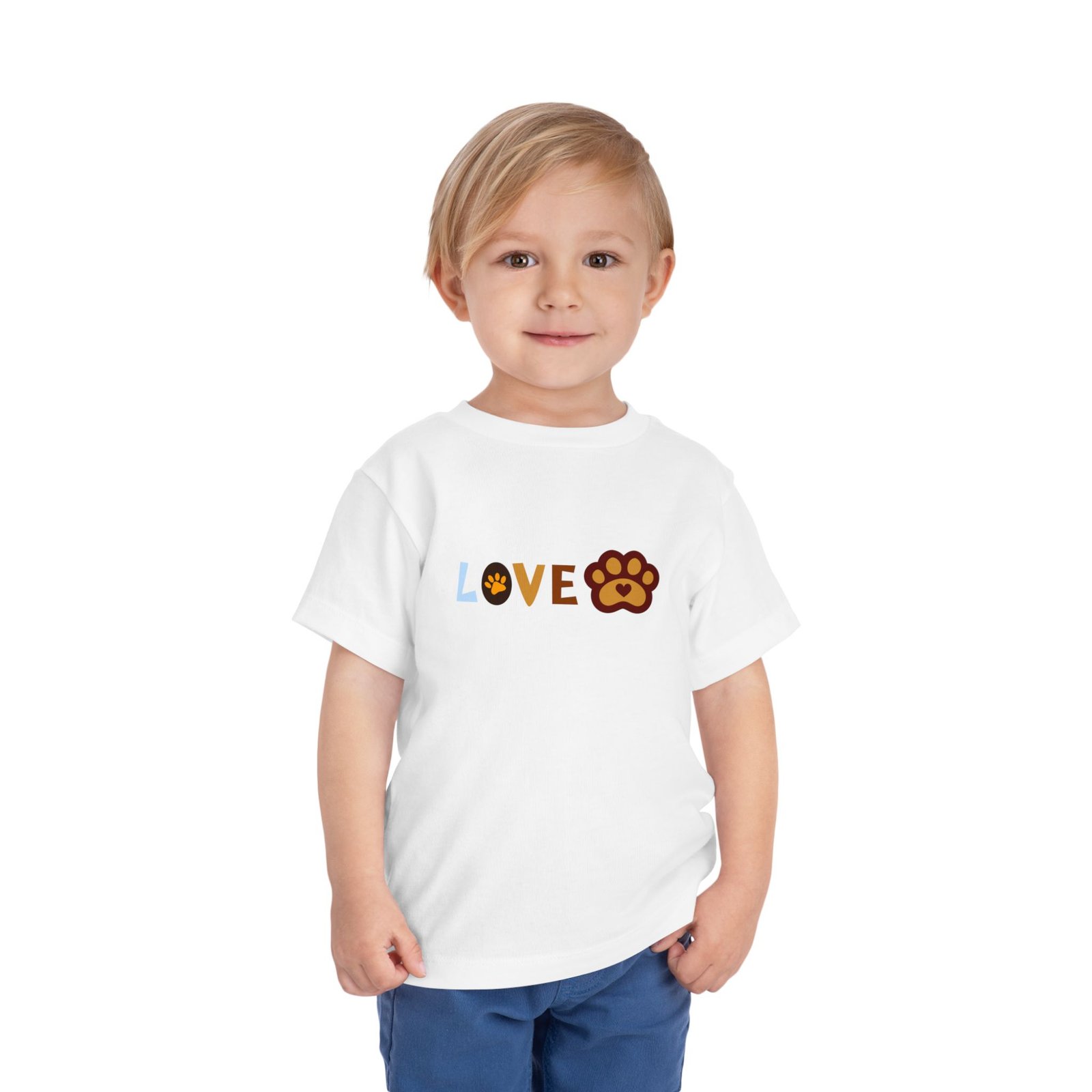 T-shirt Enfant « Love Paws » — Collection Grow with Indianna – Image 3