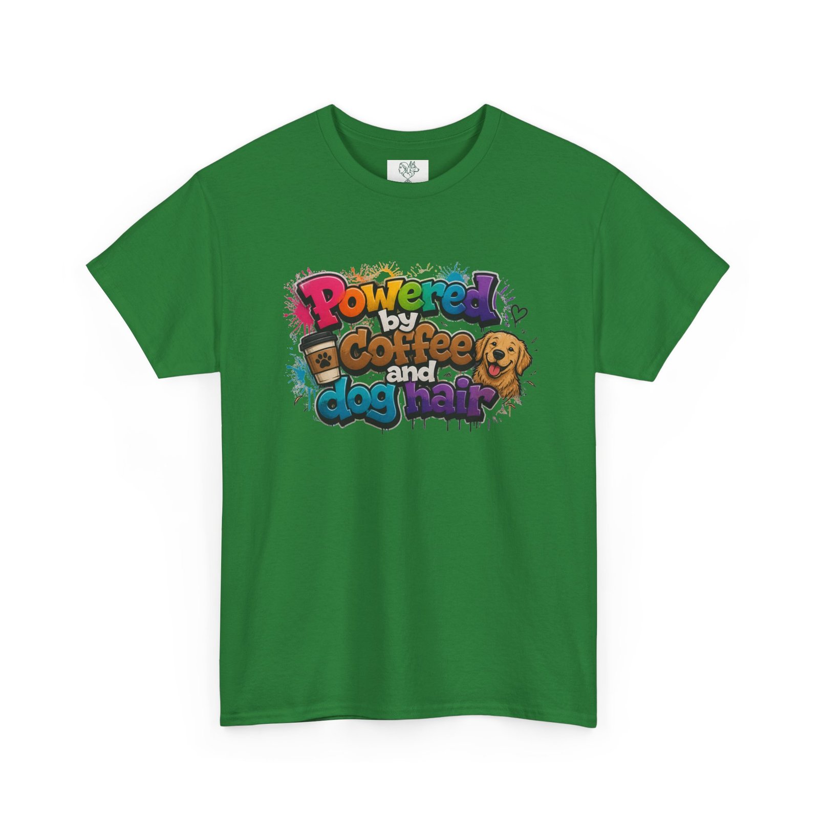 T-shirt « Powered by Coffee and Dogs » —Collection Grow with Indianna – Image 131
