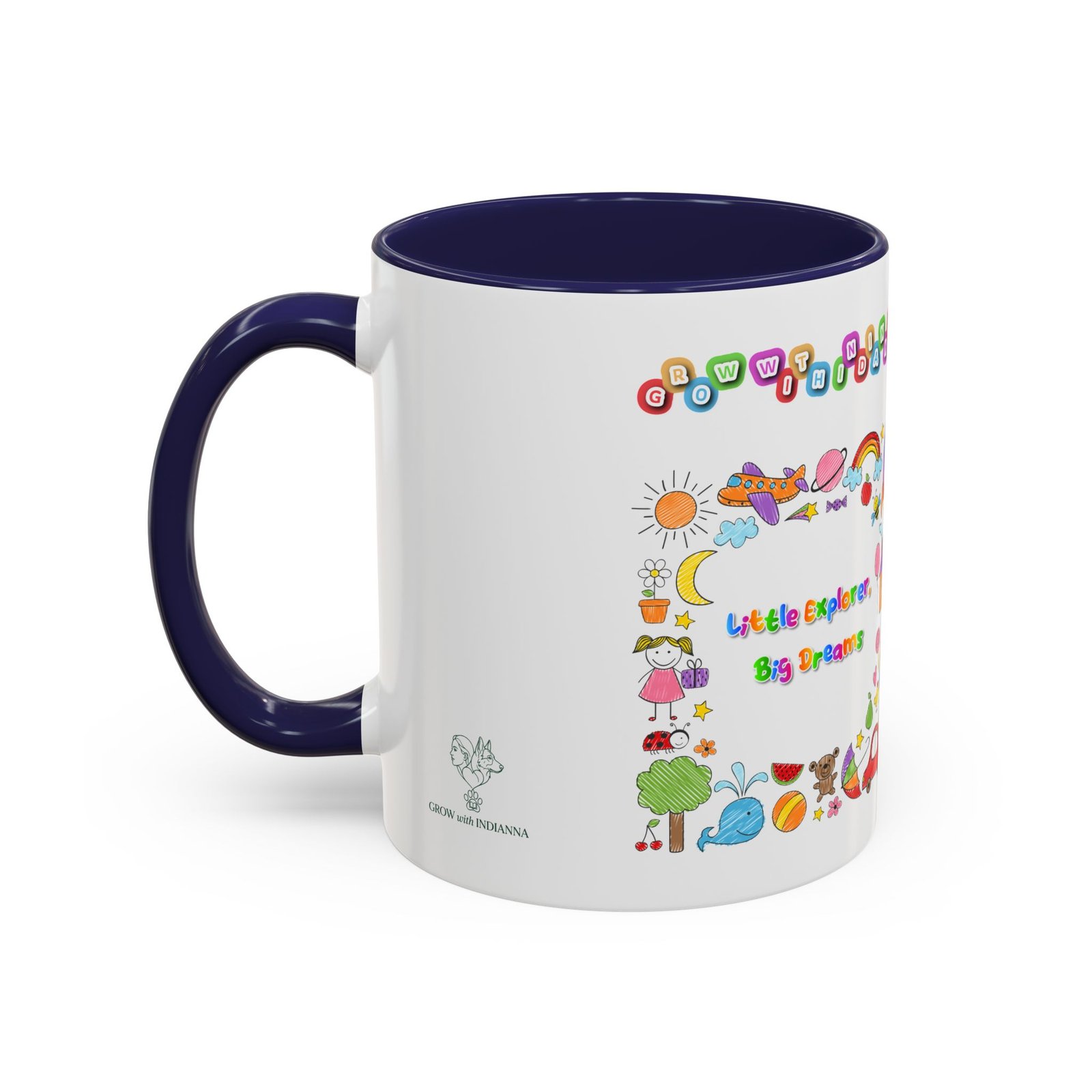 Mug Bicolore « Little Explorer, Big Dreams » - Collection Grow with Indianna – Image 7