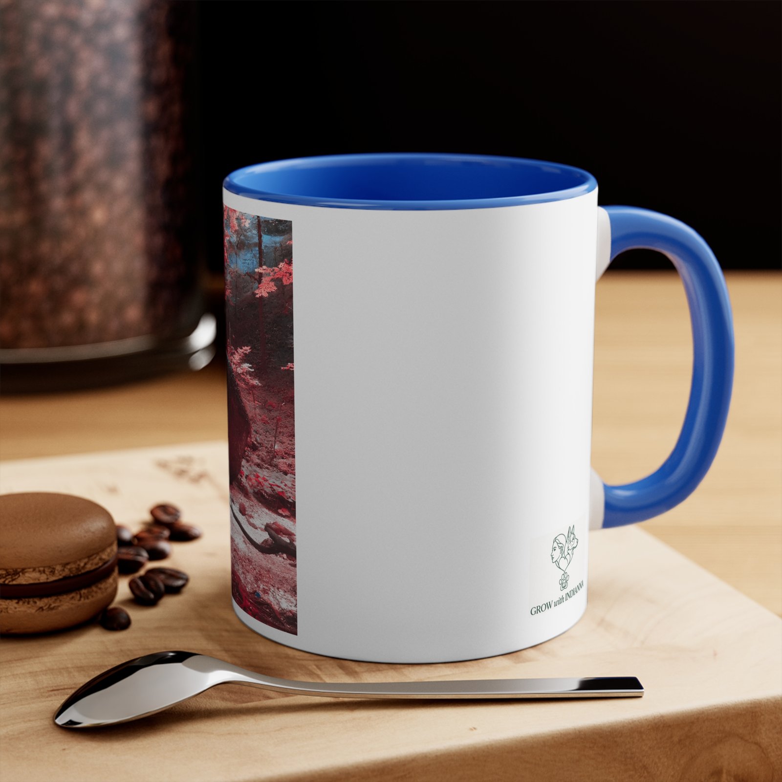 ☕ Mug Bicolore "Forêt Enchantée" – Collection Grow with Indianna – Image 12