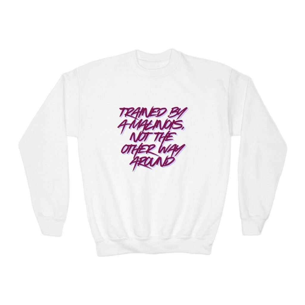 Sweat-shirt Enfant « Trained by Awkward » —Collection Grow with Indianna