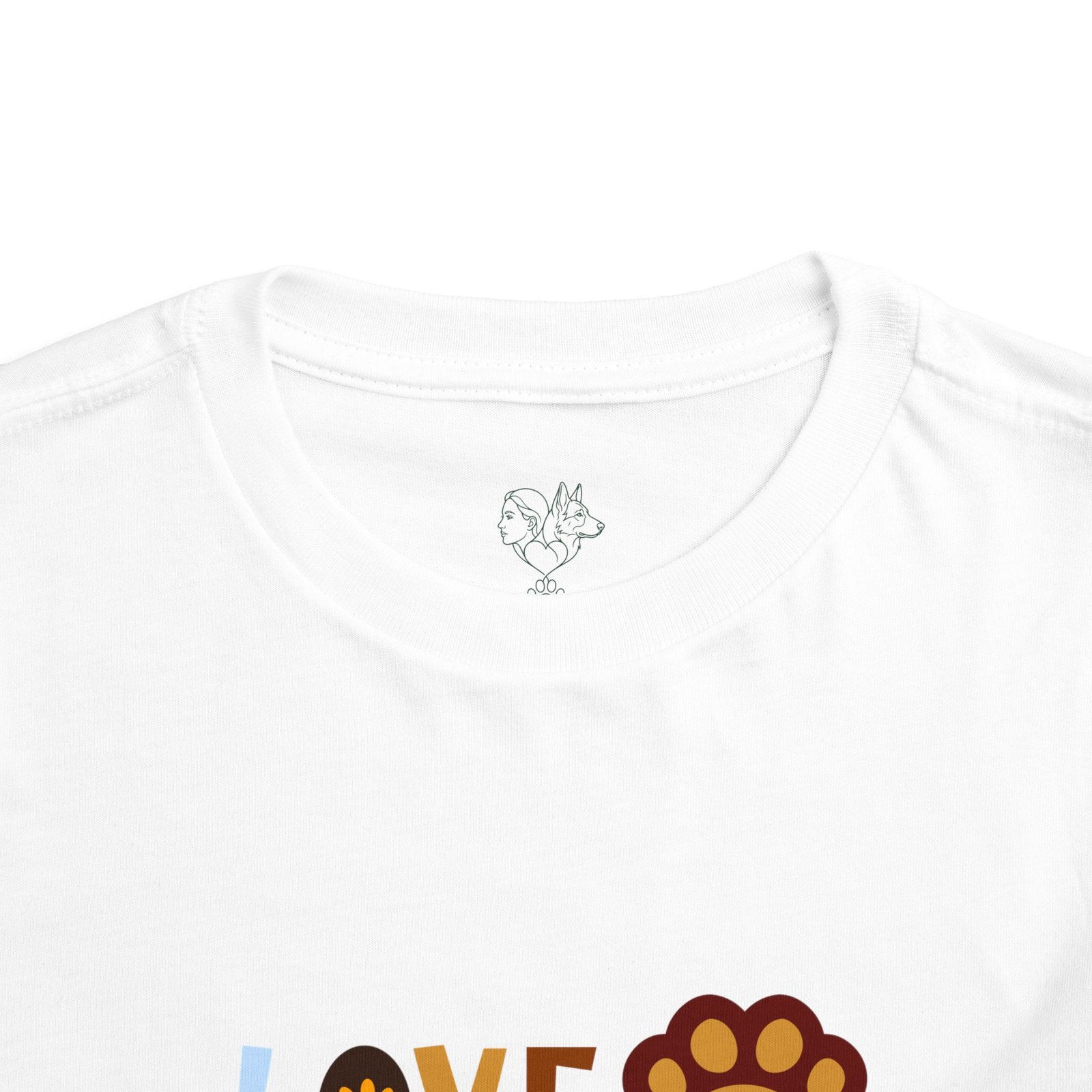 T-shirt Enfant « Love Paws » — Collection Grow with Indianna – Image 4