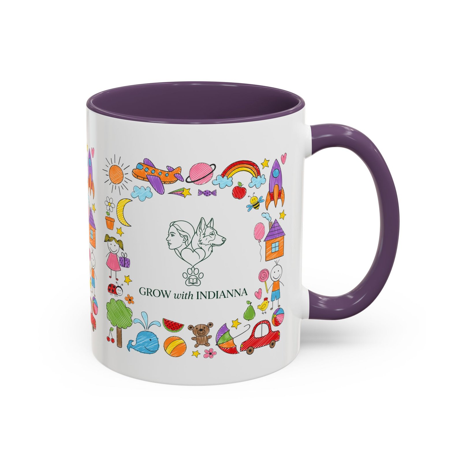 Mug Bicolore "Grow with Indianna"—Collection Grow with Indianna – Image 62