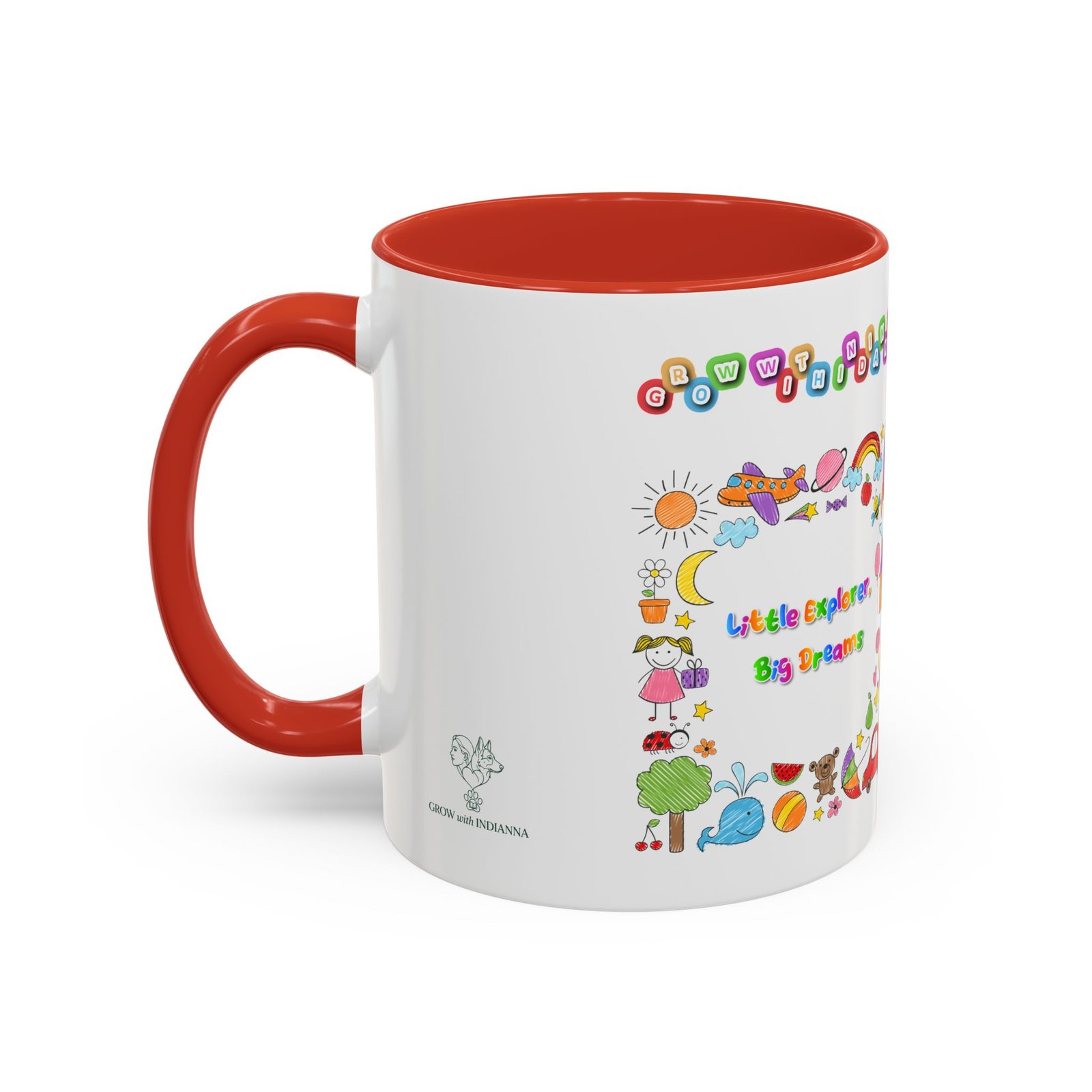 Mug Bicolore « Little Explorer, Big Dreams » - Collection Grow with Indianna – Image 15