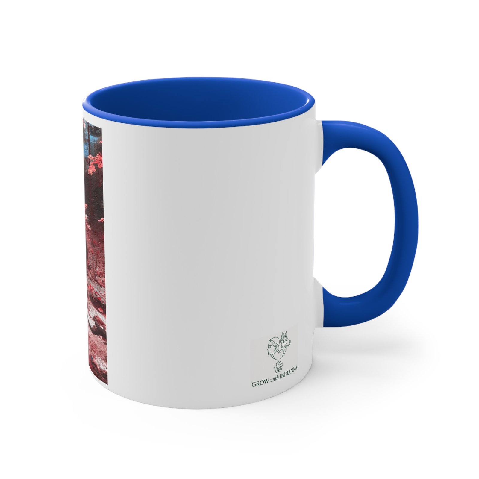 ☕ Mug Bicolore "Forêt Enchantée" – Collection Grow with Indianna – Image 11