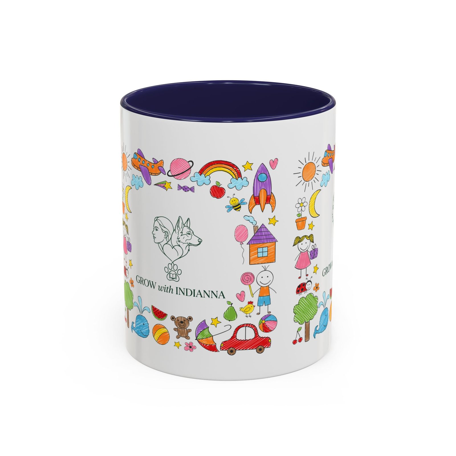 Mug Bicolore "Grow with Indianna"—Collection Grow with Indianna – Image 5