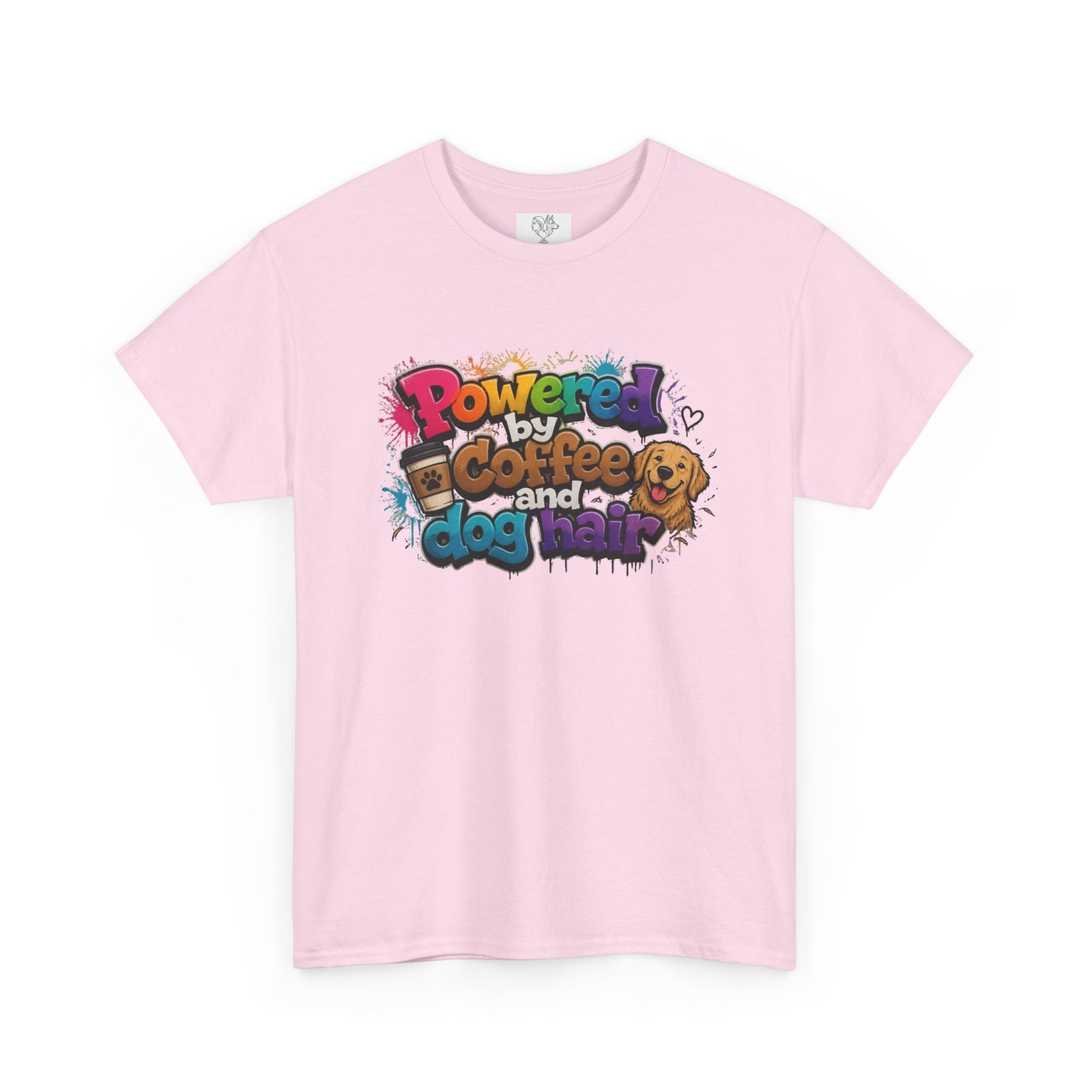 T-shirt « Powered by Coffee and Dogs » —Collection Grow with Indianna – Image 243