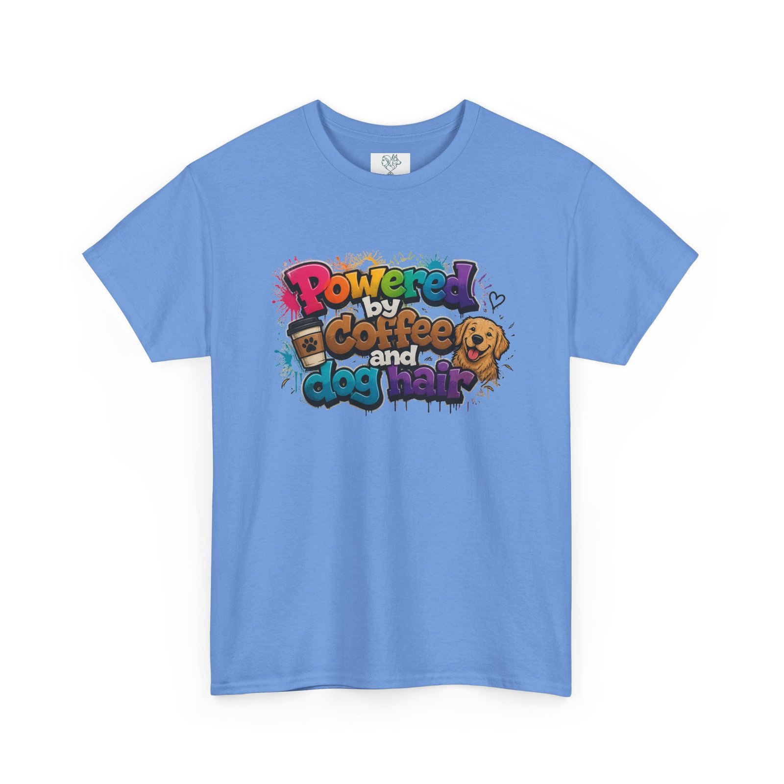 T-shirt « Powered by Coffee and Dogs » —Collection Grow with Indianna – Image 183