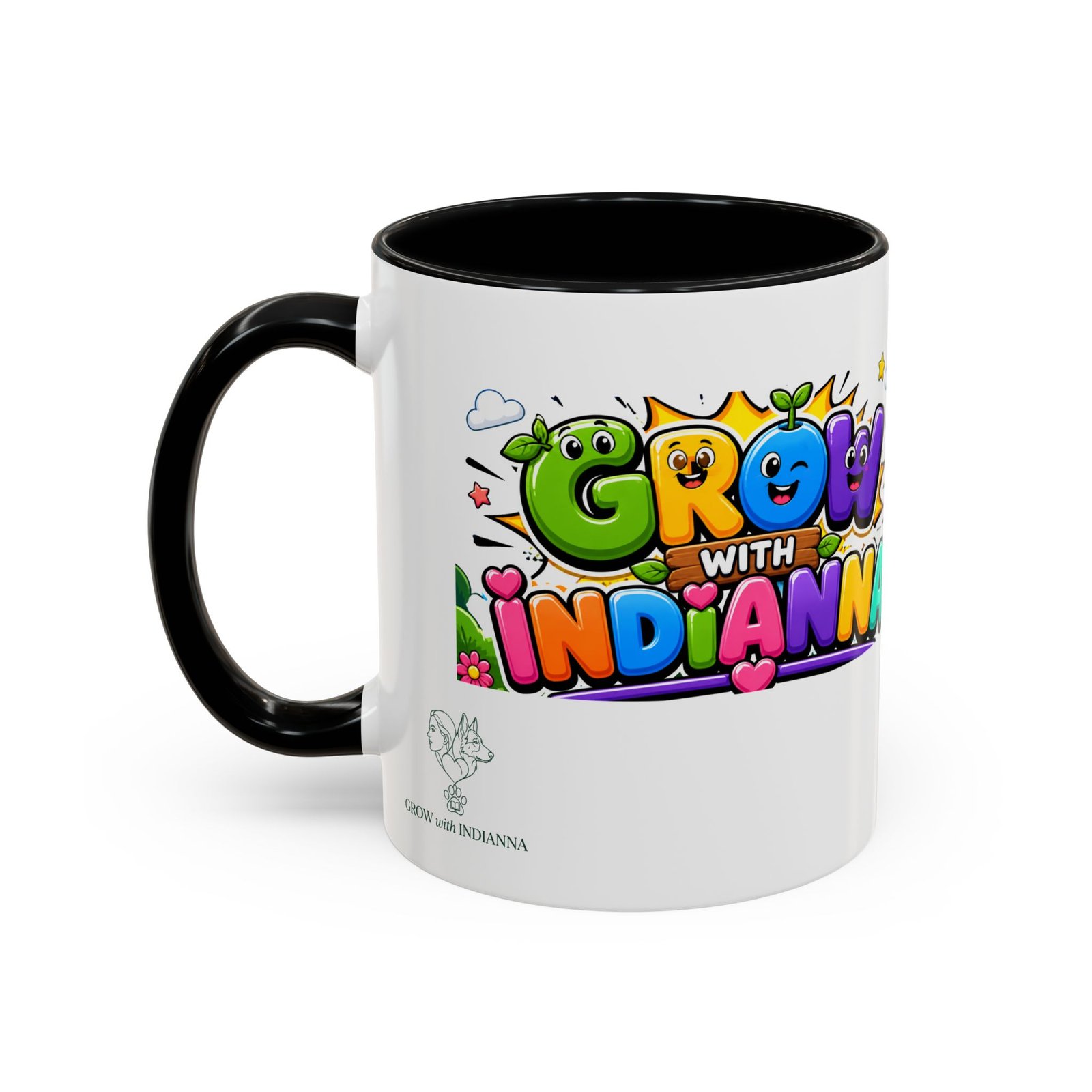 Mug Bicolore « Grow with Indianna »— Collection Grow with Indianna – Image 3