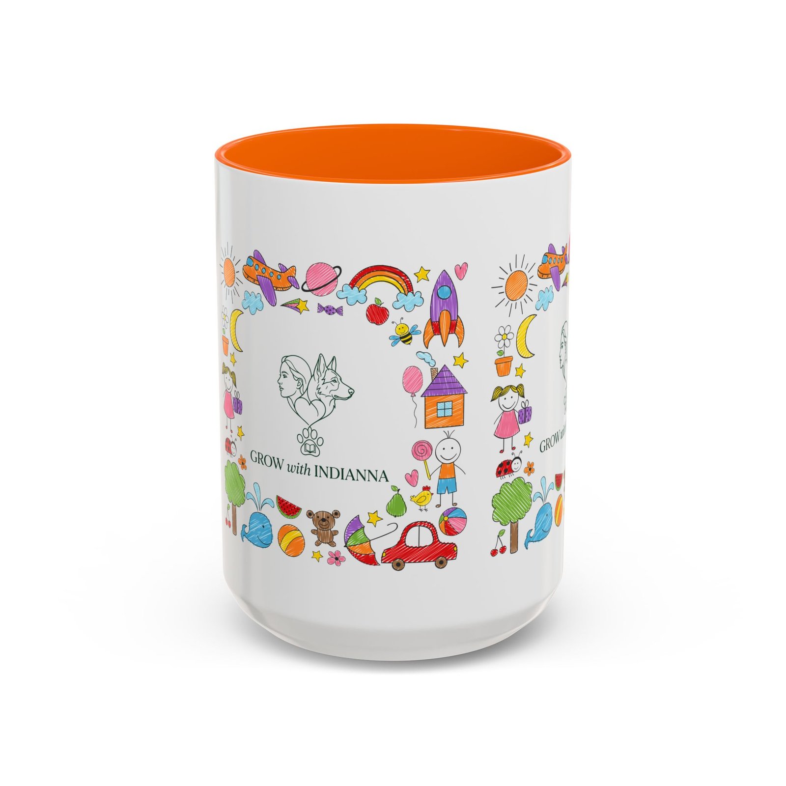 Mug Bicolore "Grow with Indianna"—Collection Grow with Indianna – Image 49