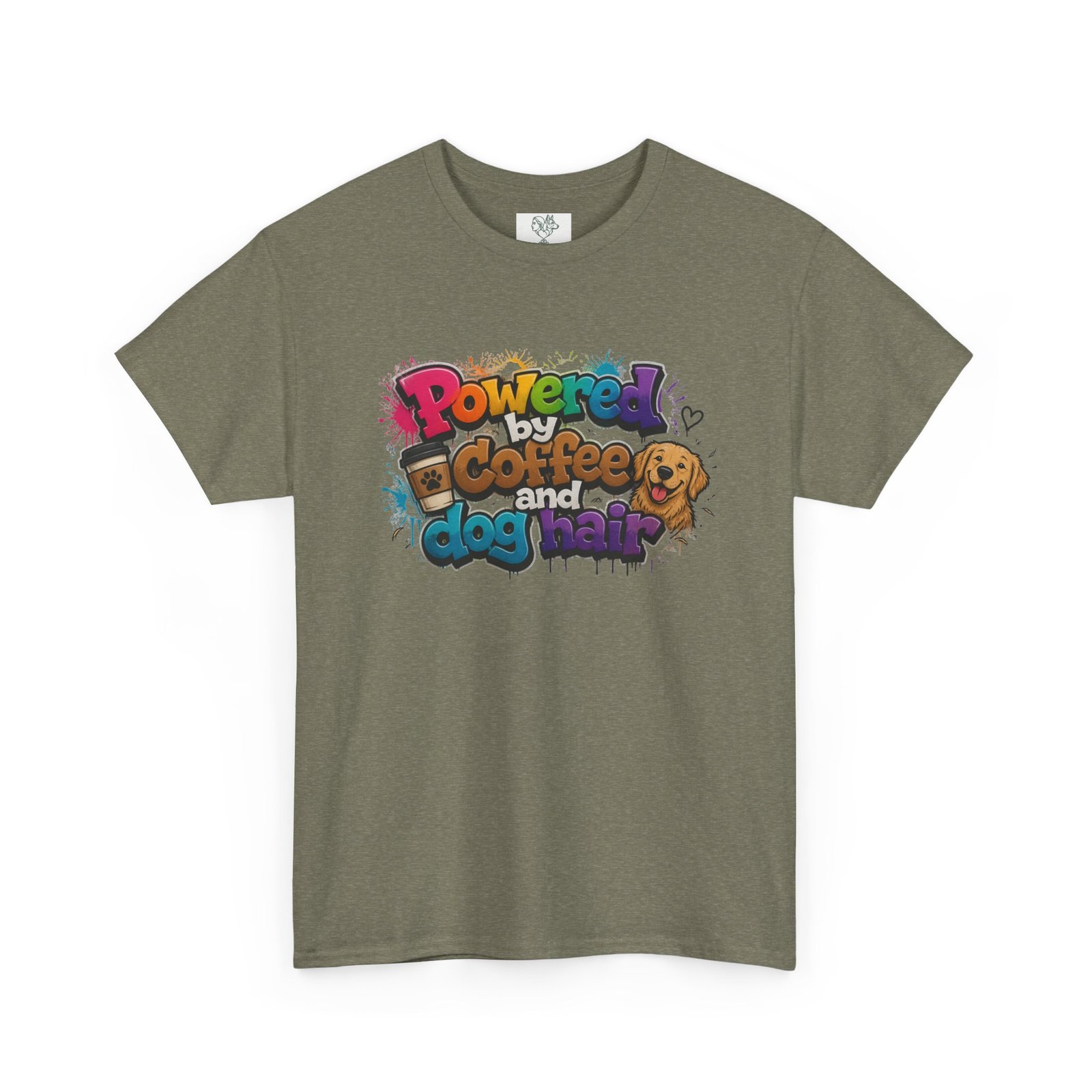 T-shirt « Powered by Coffee and Dogs » —Collection Grow with Indianna – Image 99