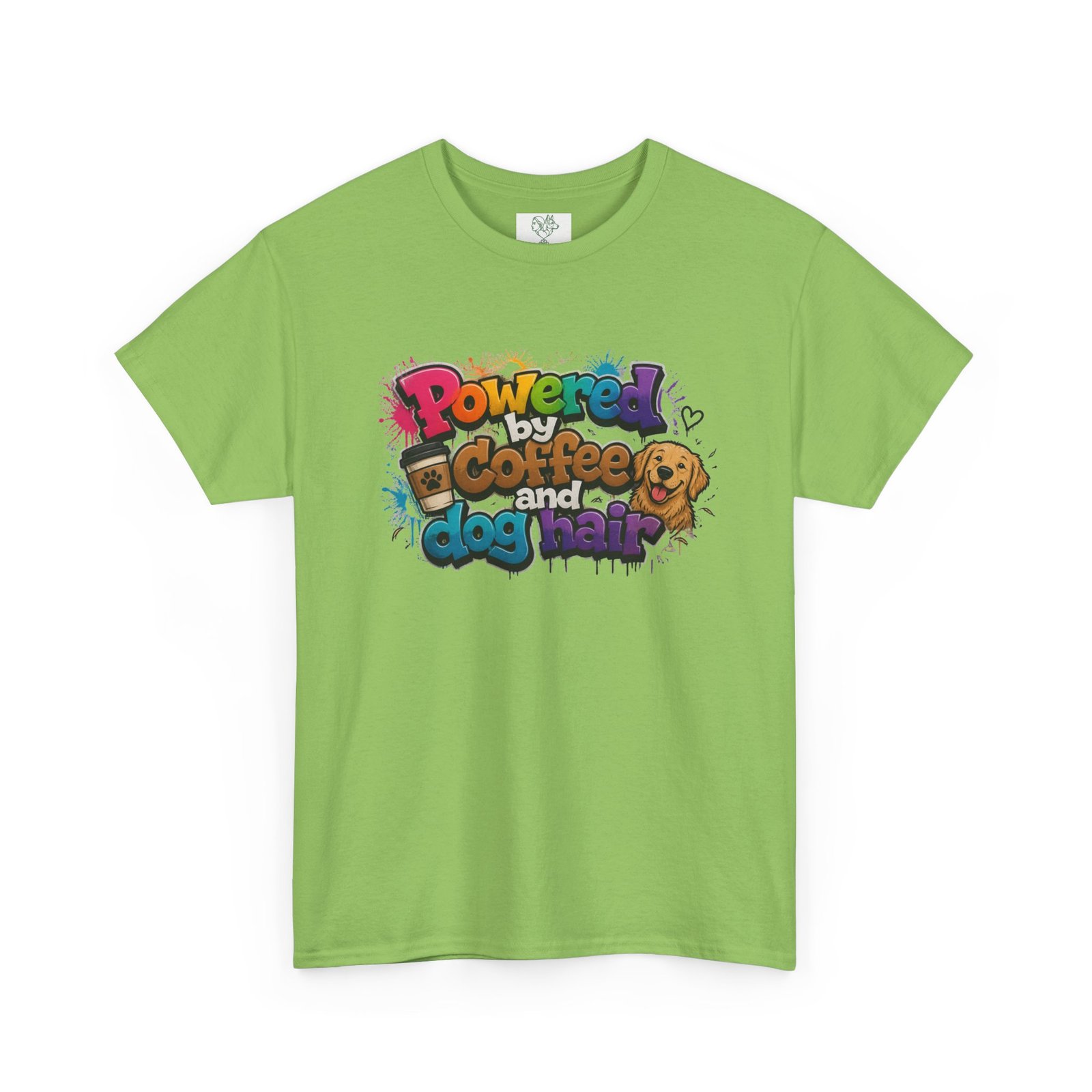 T-shirt « Powered by Coffee and Dogs » —Collection Grow with Indianna – Image 115
