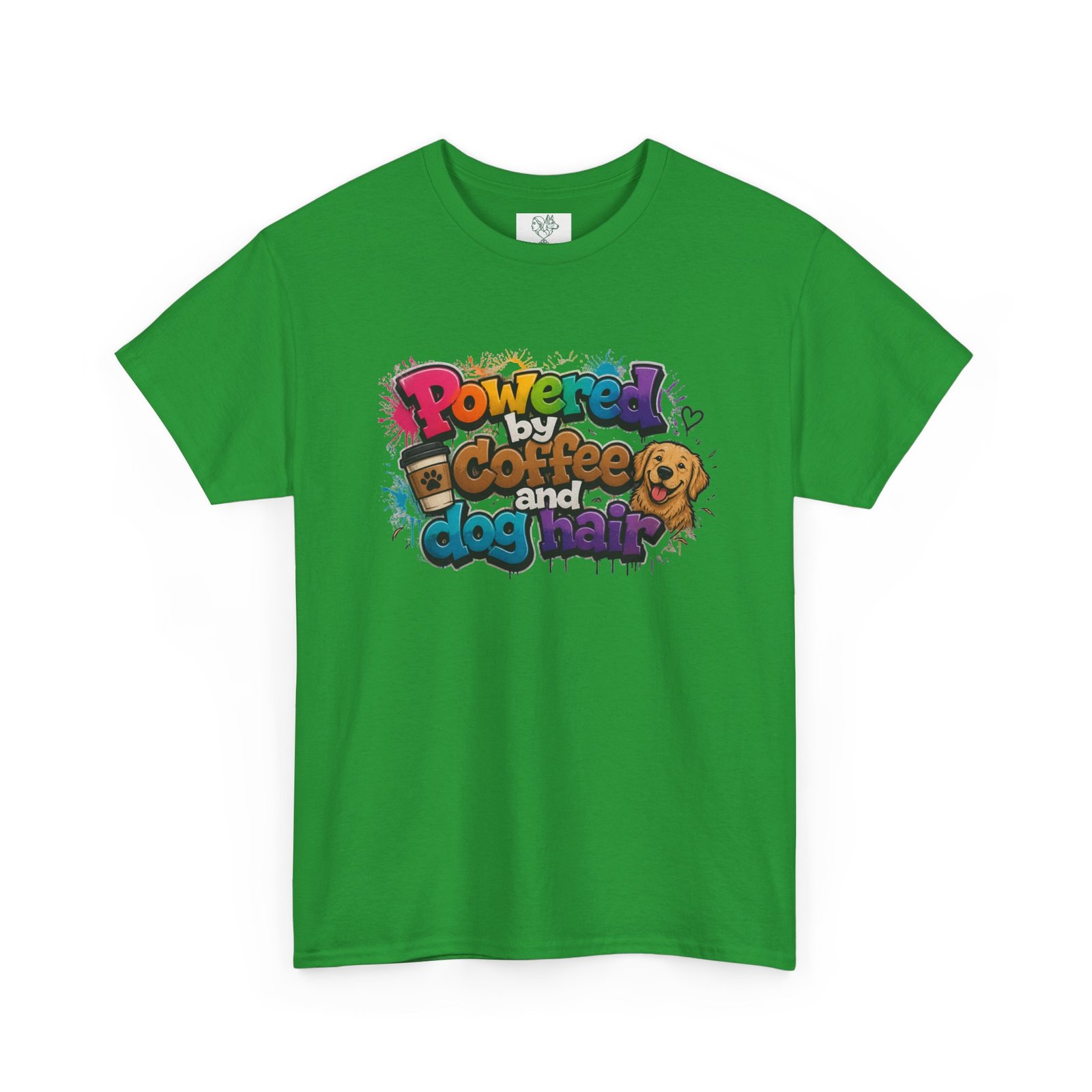 T-shirt « Powered by Coffee and Dogs » —Collection Grow with Indianna – Image 151