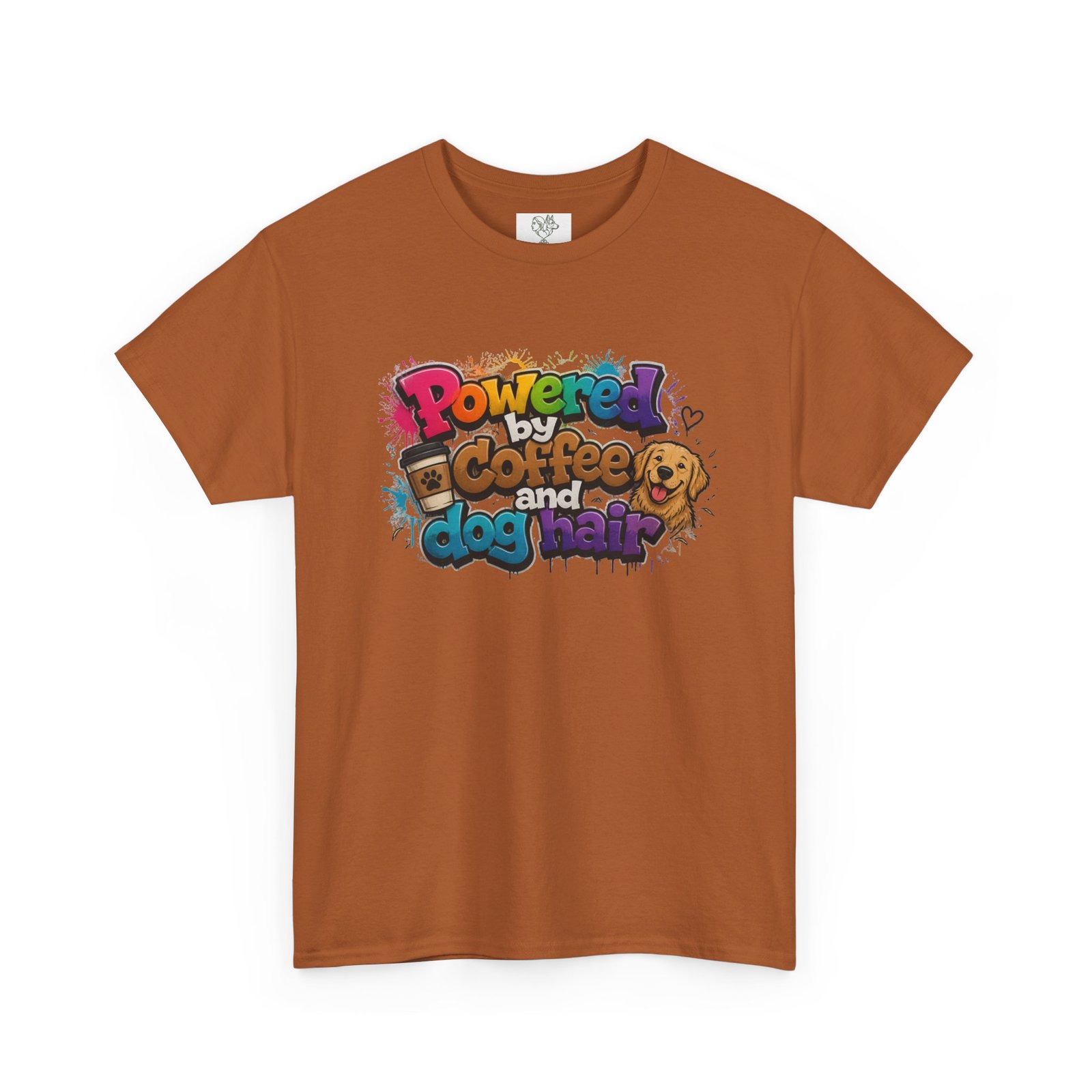 T-shirt « Powered by Coffee and Dogs » —Collection Grow with Indianna – Image 75