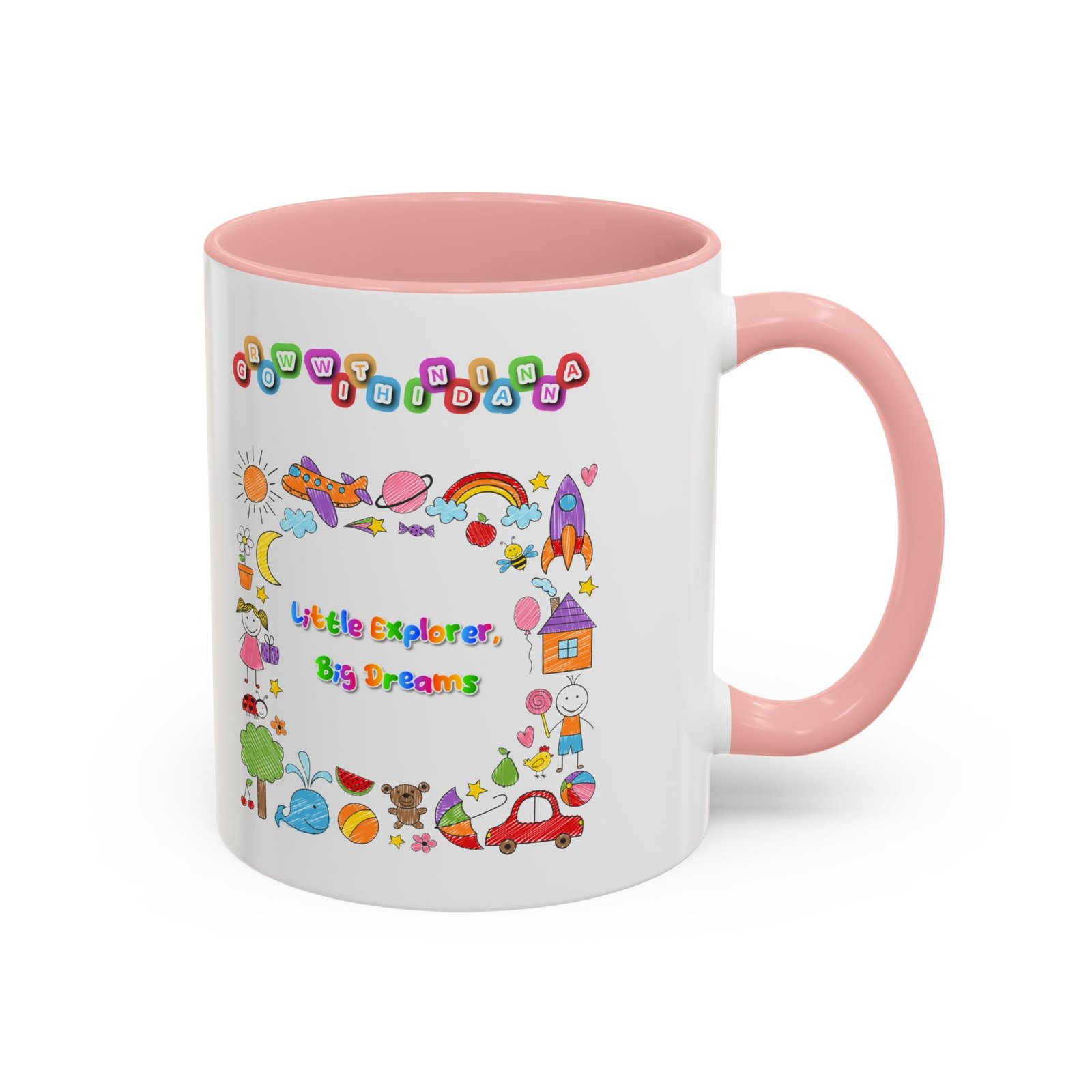 Mug Bicolore « Little Explorer, Big Dreams » - Collection Grow with Indianna – Image 10