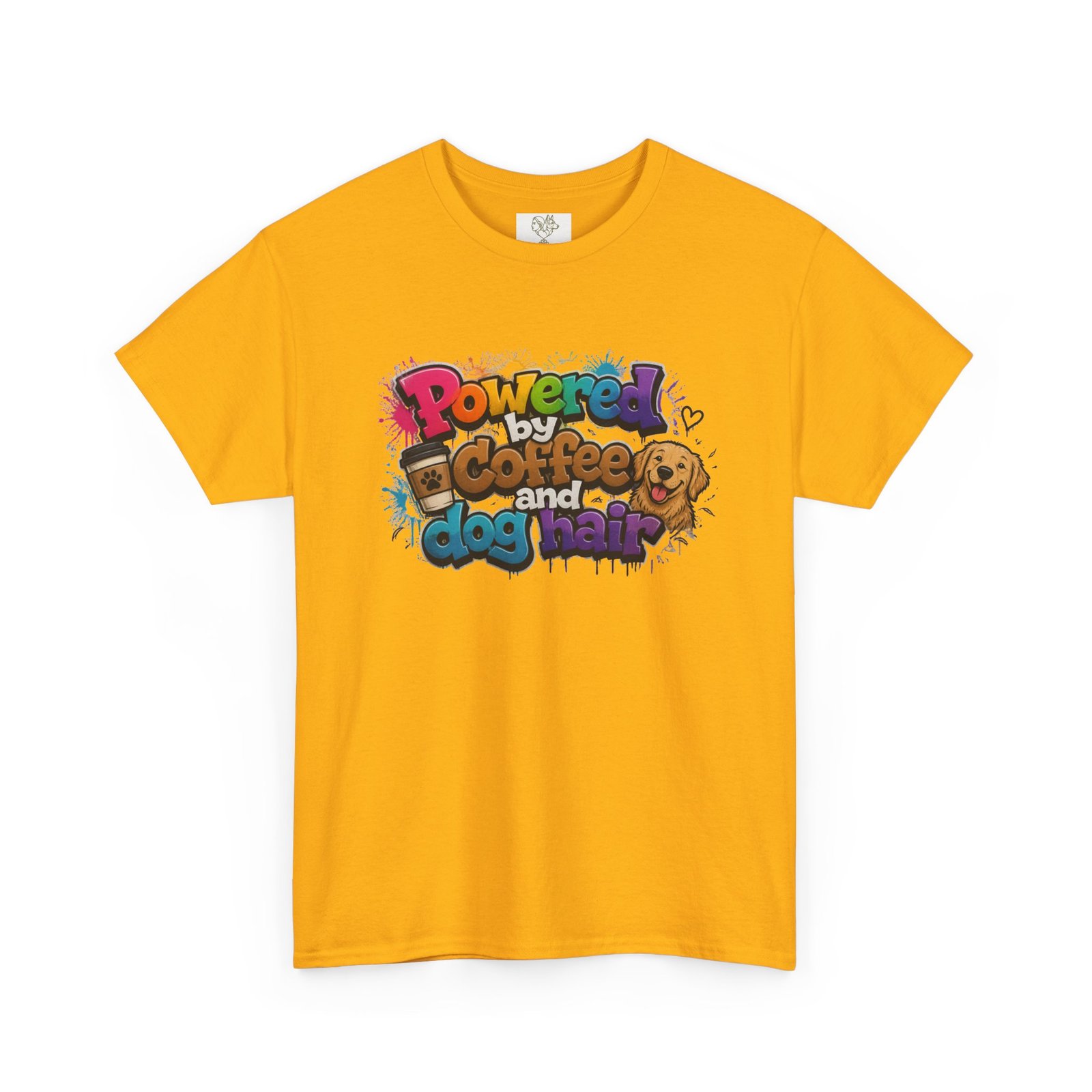 T-shirt « Powered by Coffee and Dogs » —Collection Grow with Indianna – Image 51