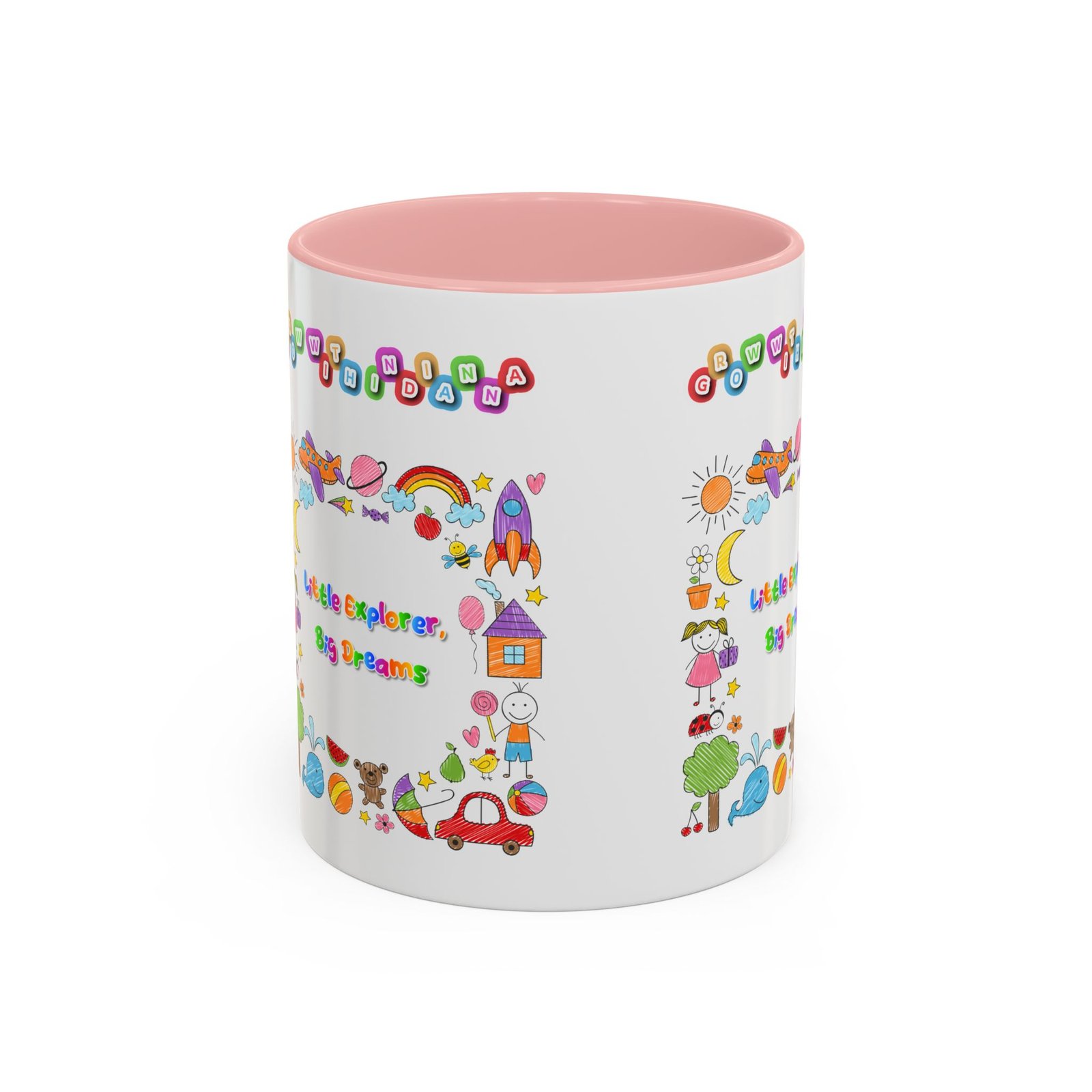 Mug Bicolore « Little Explorer, Big Dreams » - Collection Grow with Indianna – Image 9