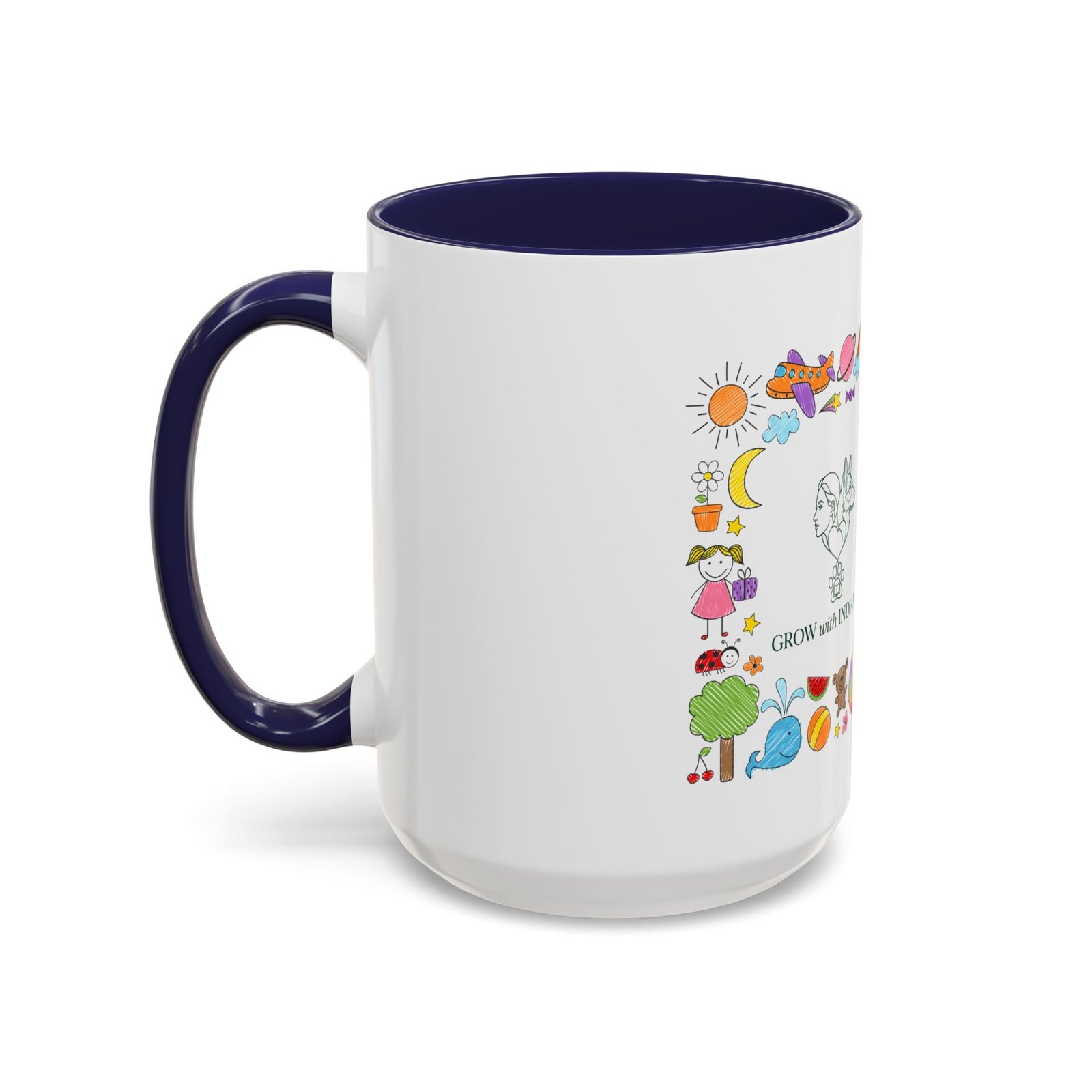 Mug Bicolore "Grow with Indianna"—Collection Grow with Indianna – Image 23