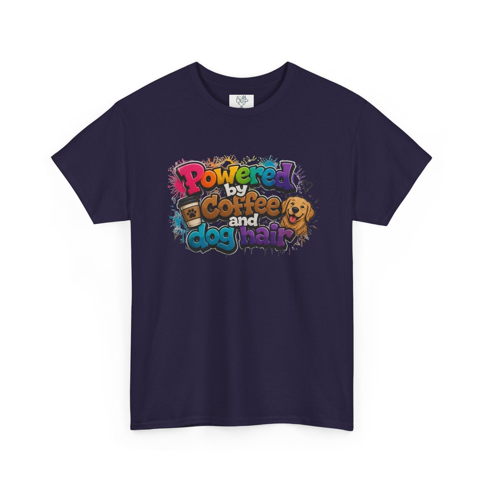 T-shirt « Powered by Coffee and Dogs » —Collection Grow with Indianna – Image 231