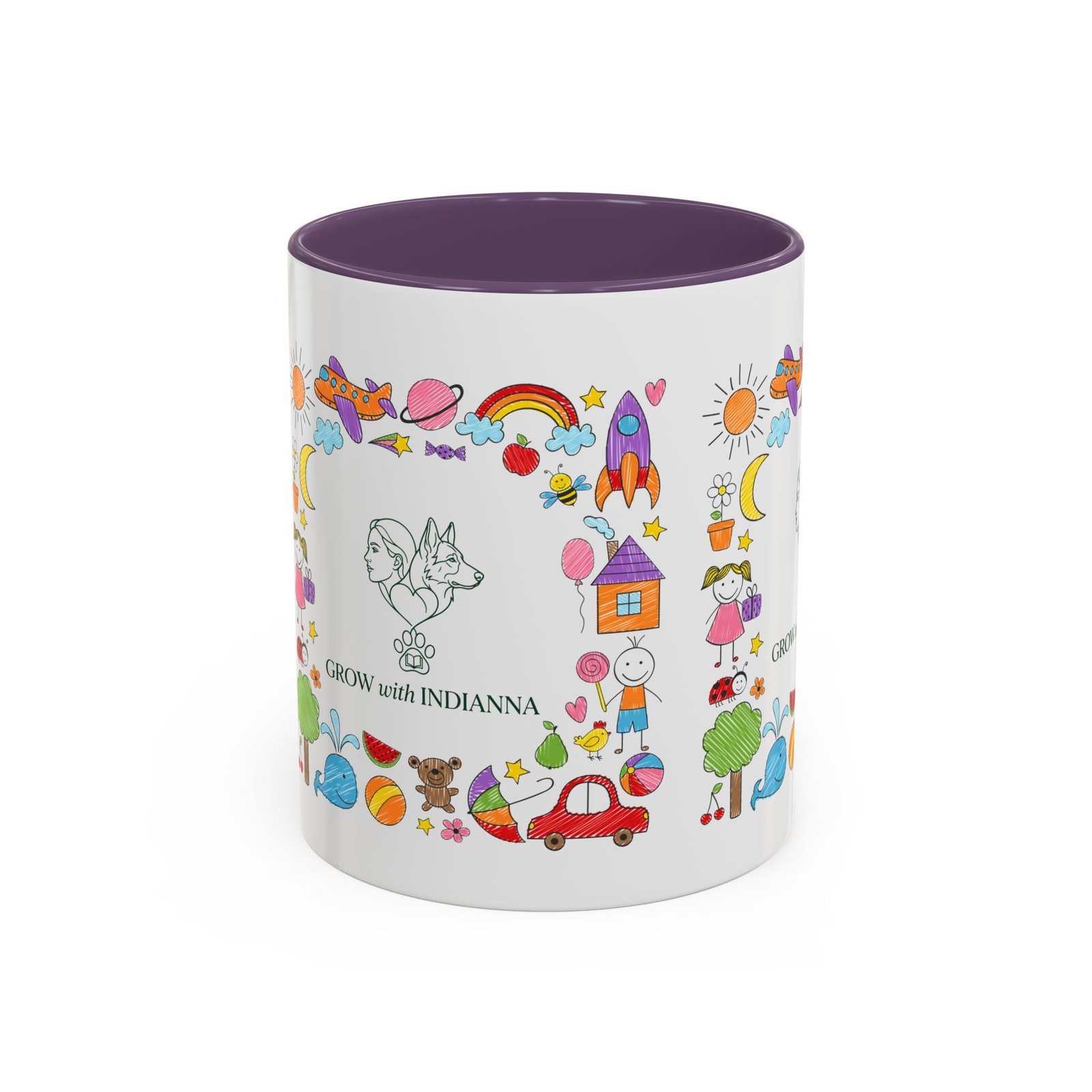 Mug Bicolore "Grow with Indianna"—Collection Grow with Indianna – Image 61