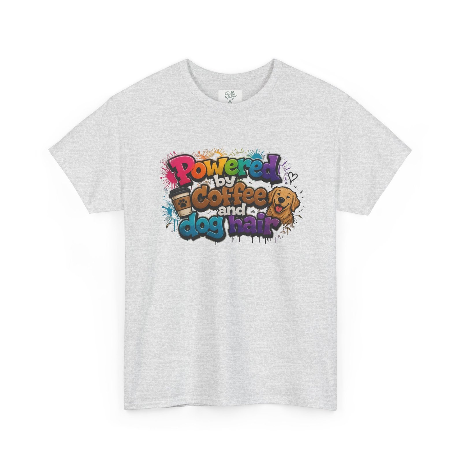 T-shirt « Powered by Coffee and Dogs » —Collection Grow with Indianna – Image 7